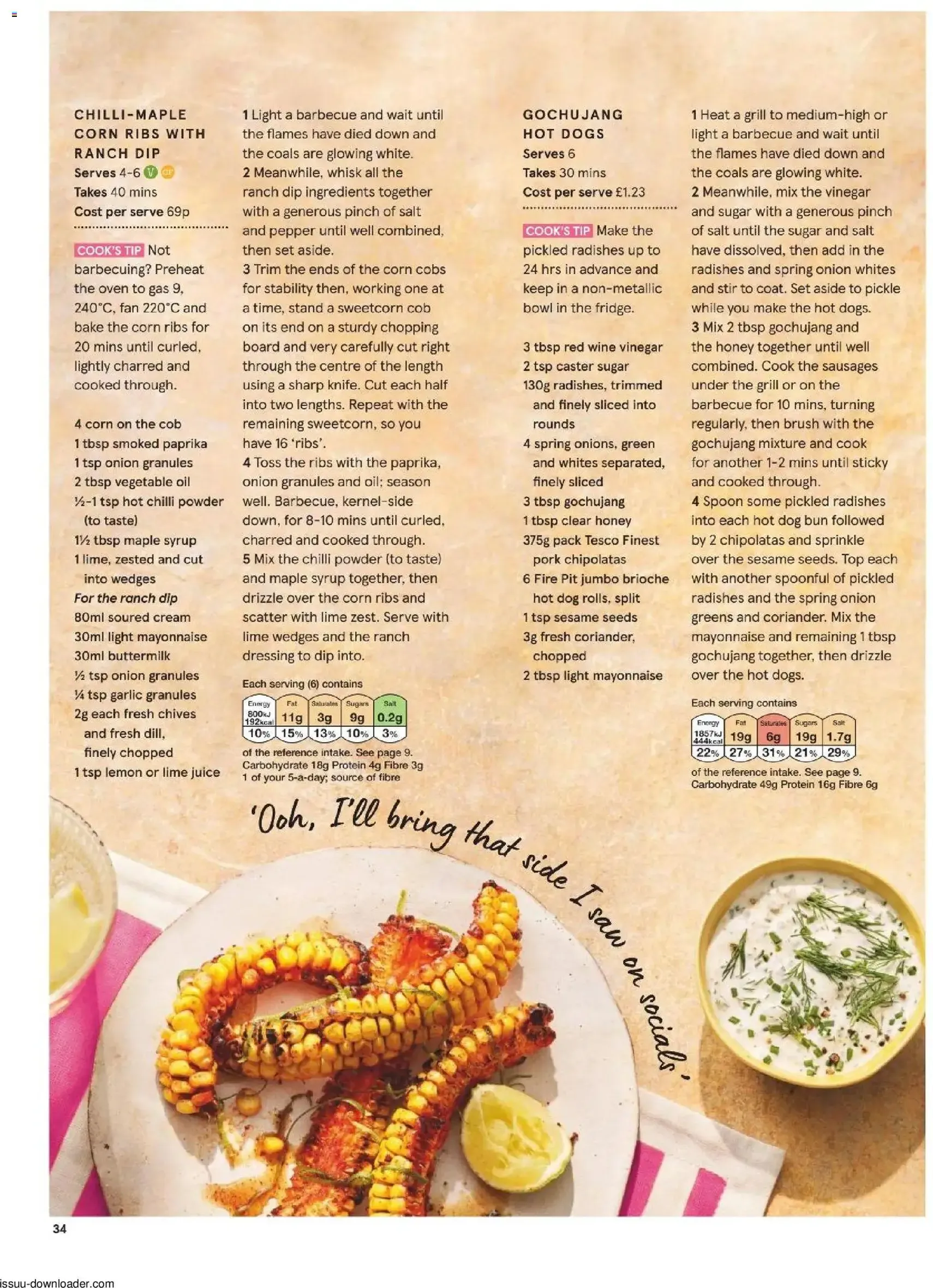 Tesco Magazine - July / August 2026 - valid flyer from 01/07/2026, page 34 of 100