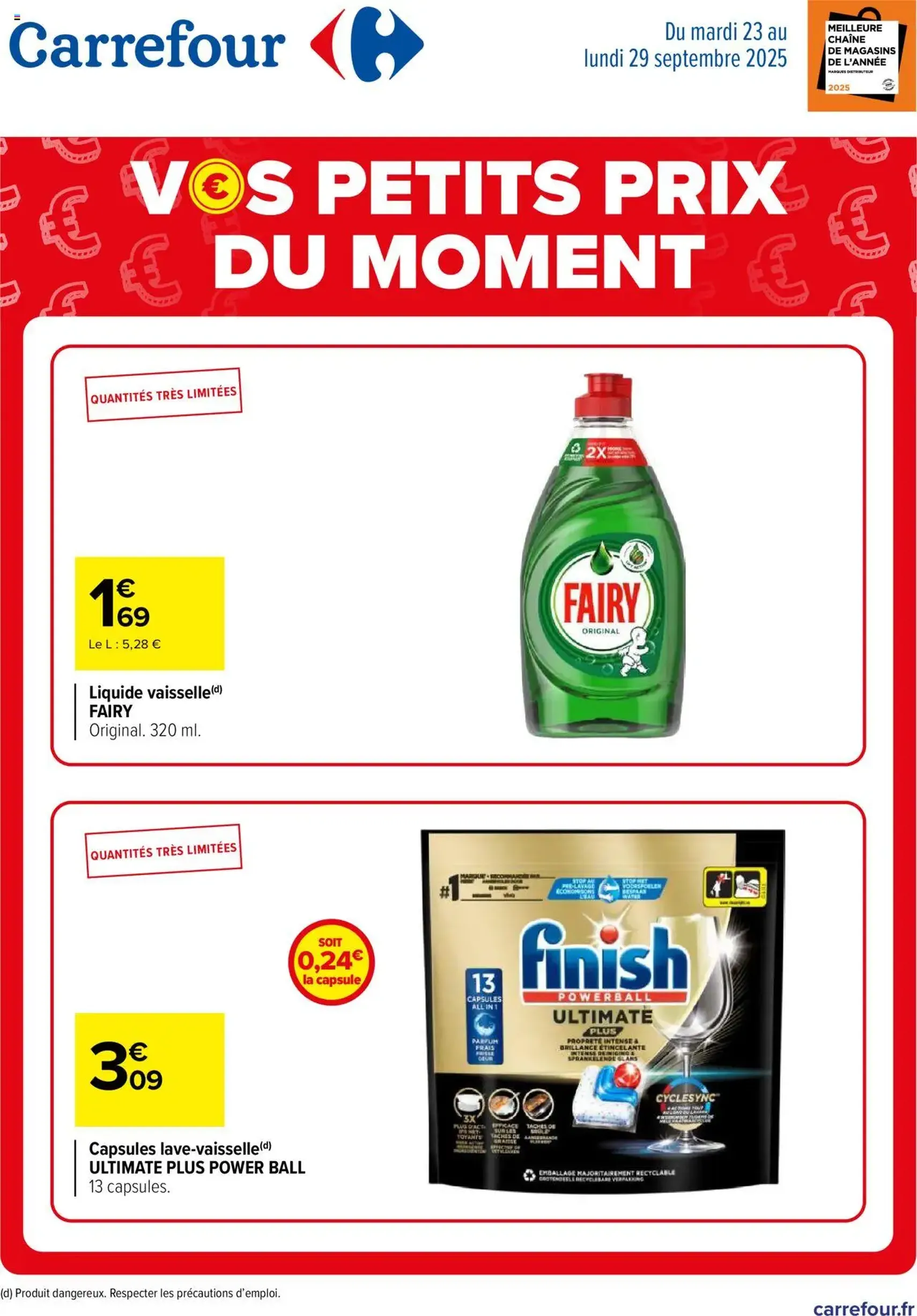 Carrefour catalogue semaine 39 - brochure valable à partir du 23/09/2025, page 1 sur 6