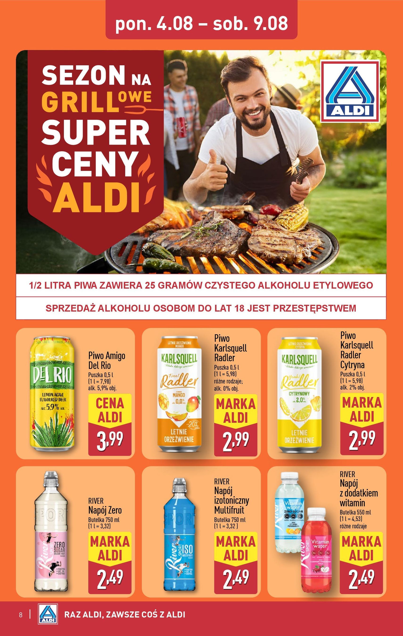 Aldi Gazetka - ważny gazetka od 04.08.2025 strona 8 z 42 Aldi Gazetka - ważny gazetka od 04.08.2025 strona 8 z 42