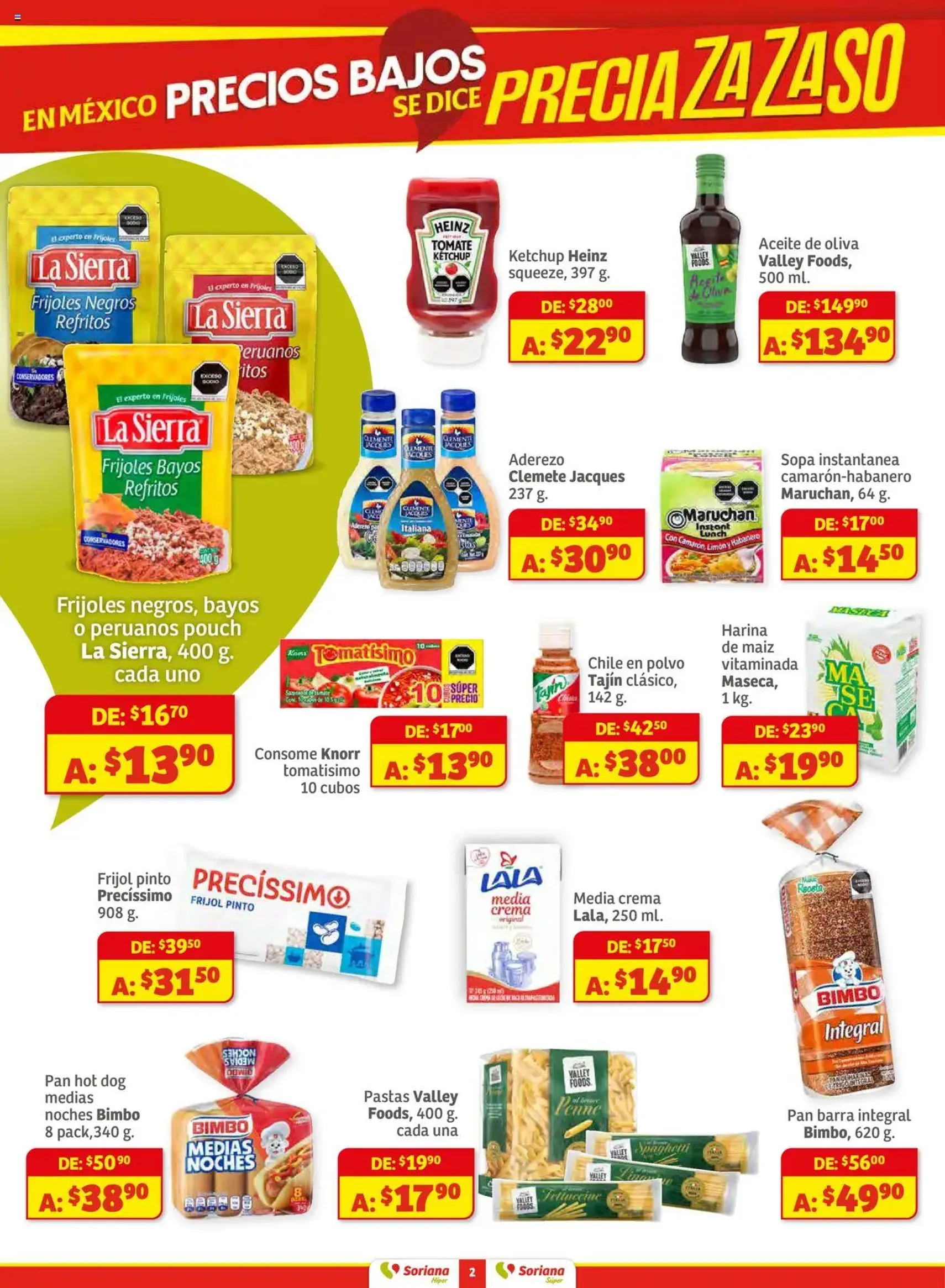 Soriana - Preciazazaso Híper: Ags, Col, Gto, Jal, Mich - folleto válido desde 14/08/2025 página 2 de 55 Soriana - Preciazazaso Híper: Ags, Col, Gto, Jal, Mich - folleto válido desde 14/08/2025 página 2 de 55