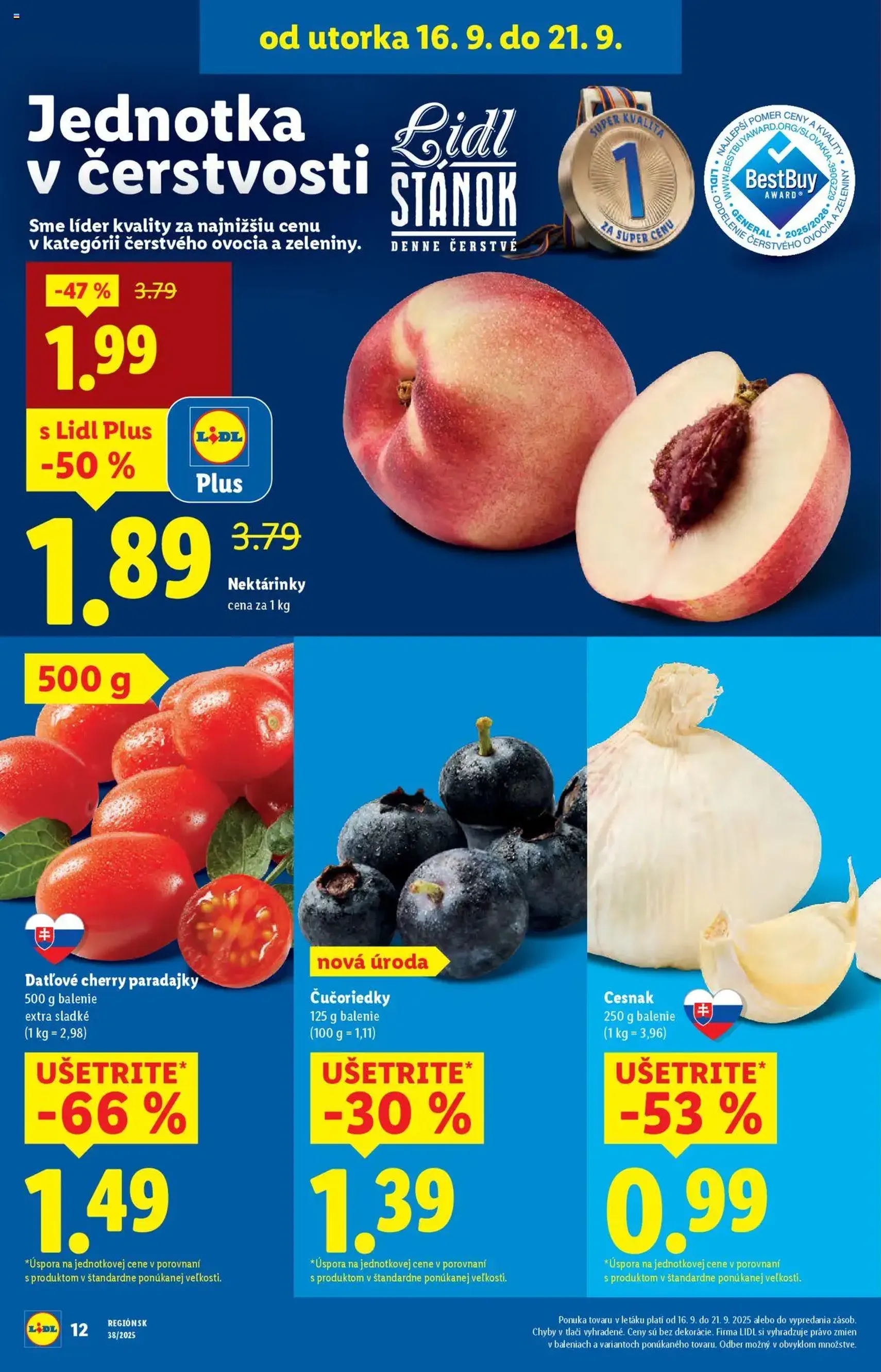 Lidl leták - platný leták od 16.09.2025 strana 12 z 111 Lidl leták - platný leták od 16.09.2025 strana 12 z 111