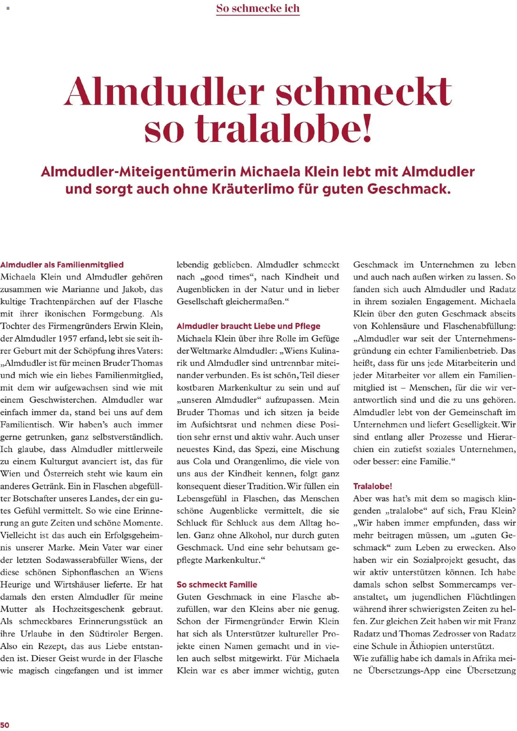 Radatz Schmeckt - Gültiger Prospekt ab 01.11.2025, Seite 50 von insgesamt 60