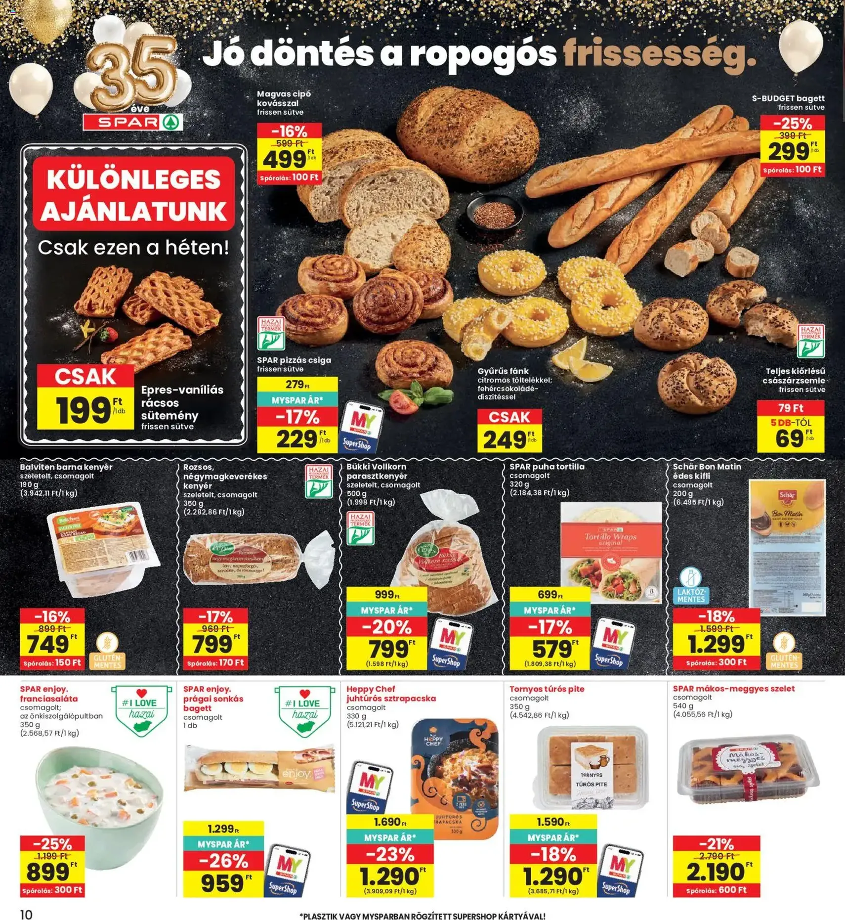 Interspar akciós újság - 2026.07.30. érvényes szórólap 10 oldal 19 oldalból