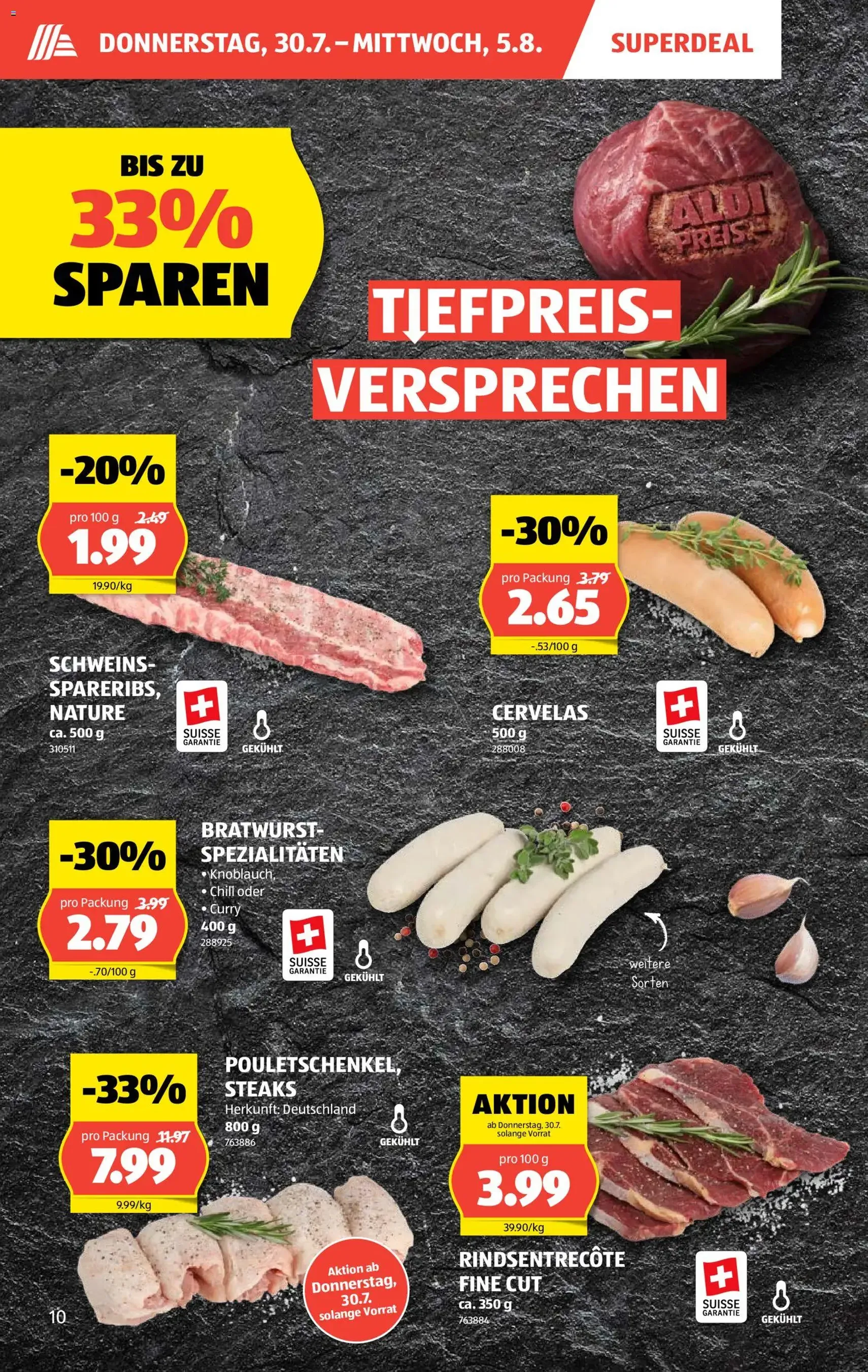 Aldi aktionen - Gültiger Prospekt ab 30.07.2026, Seite 10 von insgesamt 43