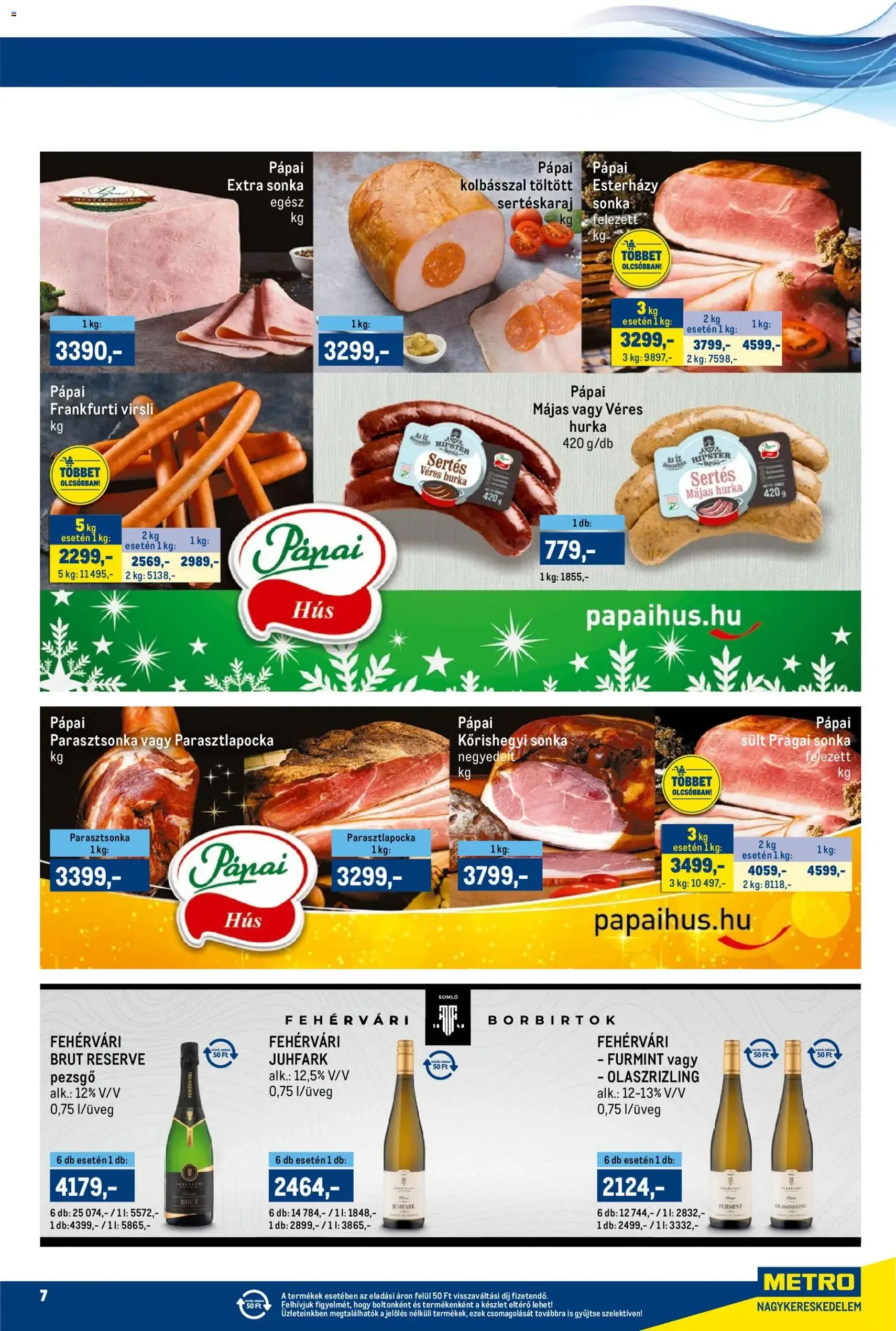 Metro Akciós újság - 2025.12.01. érvényes szórólap 7 oldal 40 oldalból