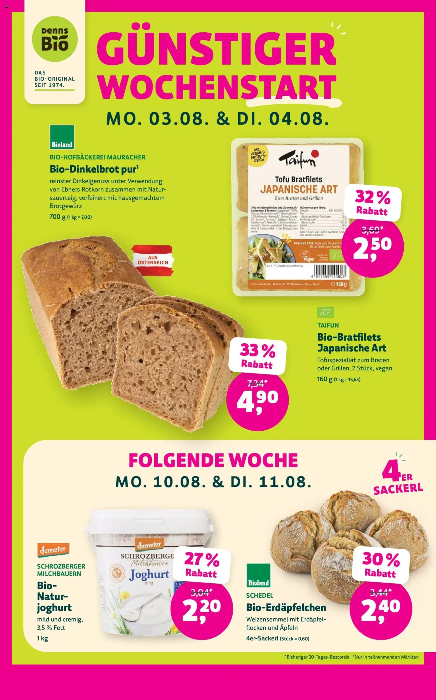 Denns BioMarkt Angebote - Gültiger Prospekt ab 29.07.2026, Seite 5 von insgesamt 14