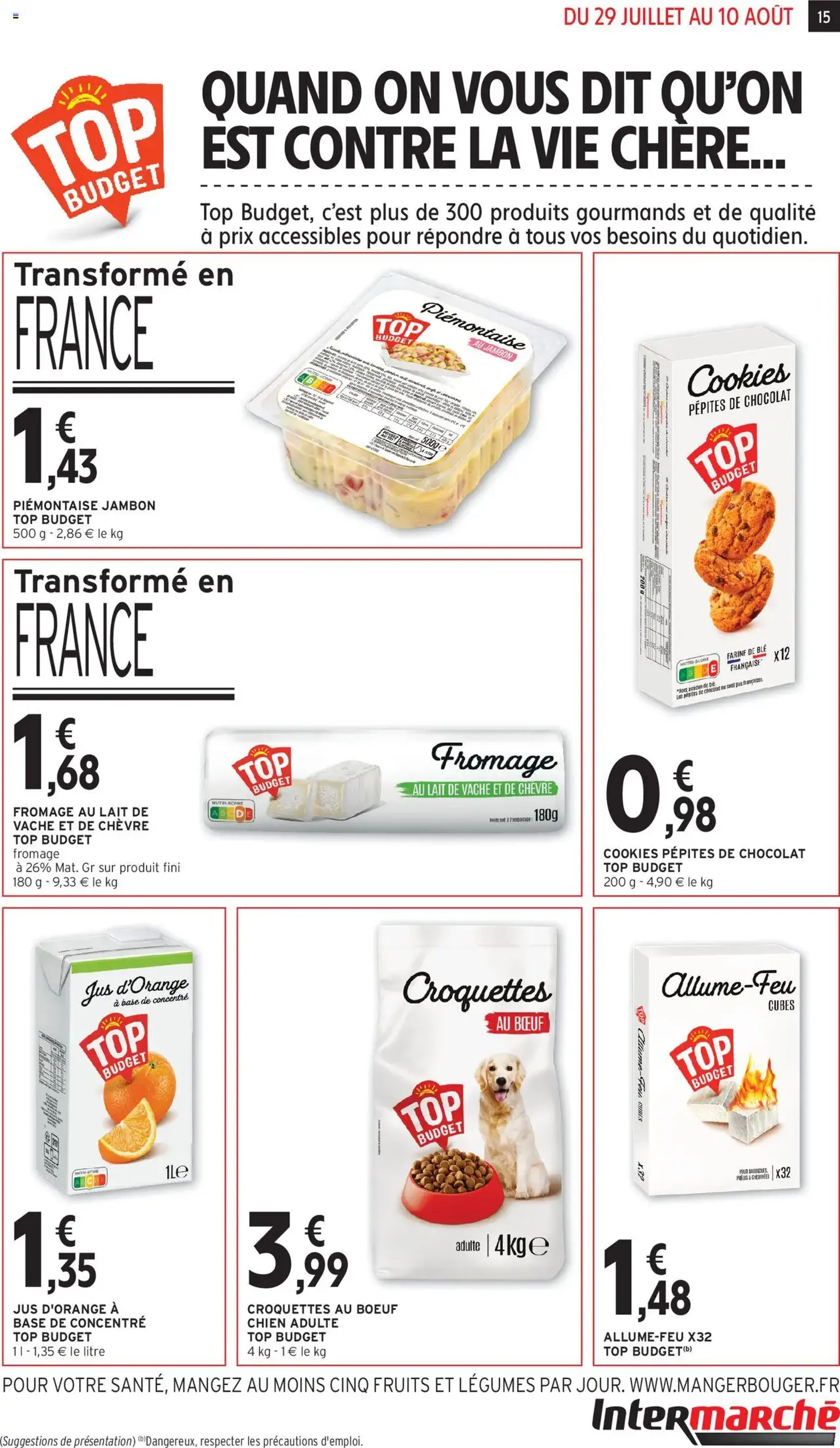 Intermarché catalogue semaine 30 - brochure valable à partir du 29/07/2025, page 15 sur 32 Intermarché catalogue semaine 30 - brochure valable à partir du 29/07/2025, page 15 sur 32