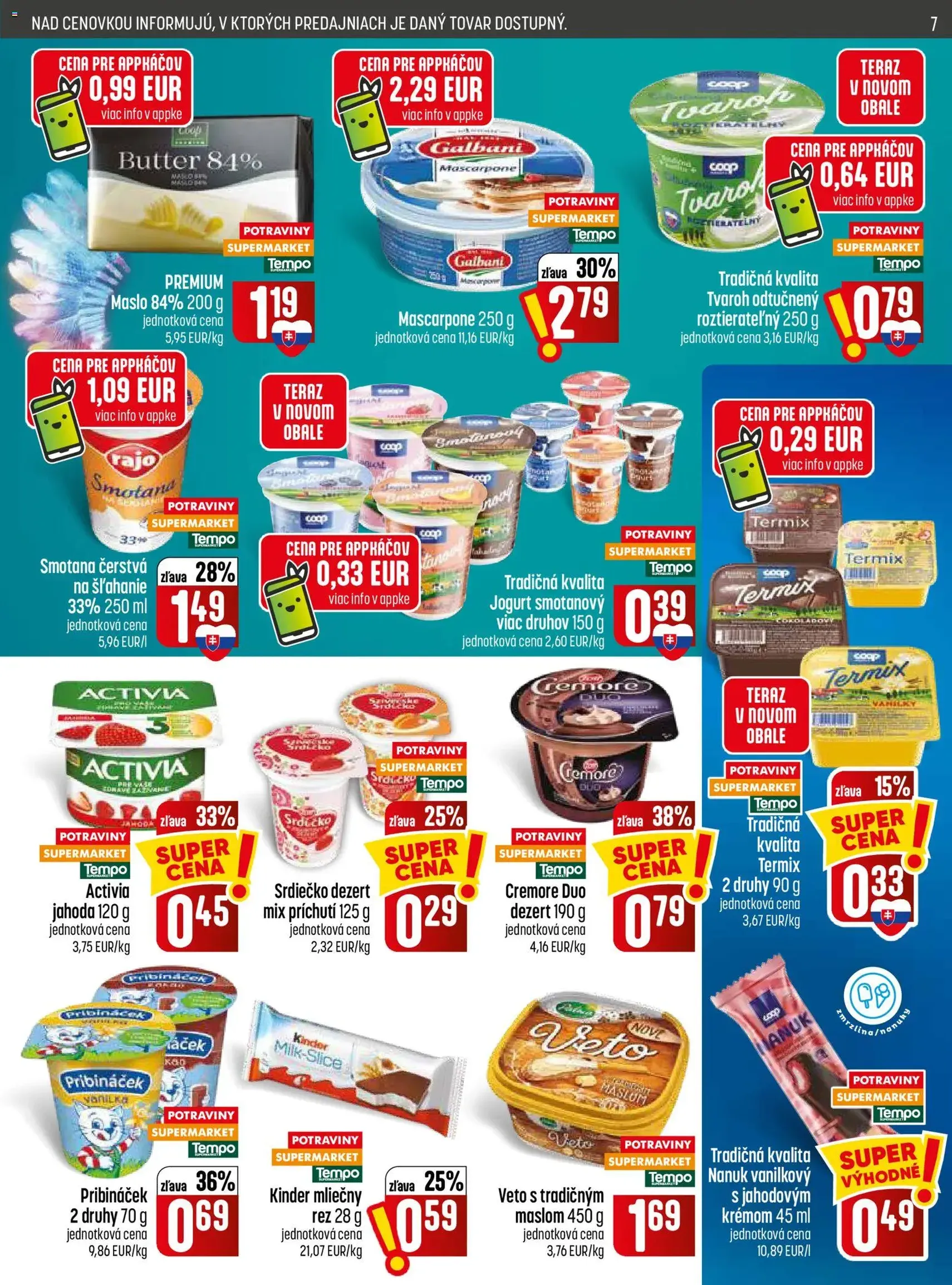 COOP Jednota leták - platný leták od 06.08.2026 strana 7 z 28