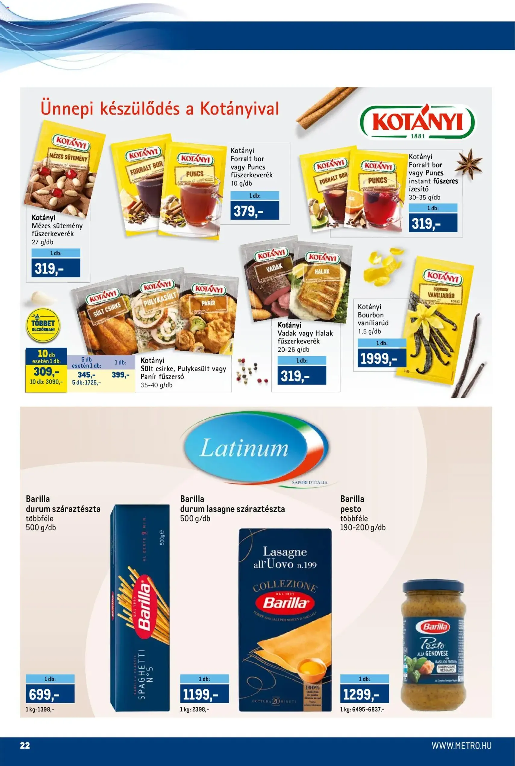 Metro Akciós újság - 2025.12.01. érvényes szórólap 22 oldal 40 oldalból