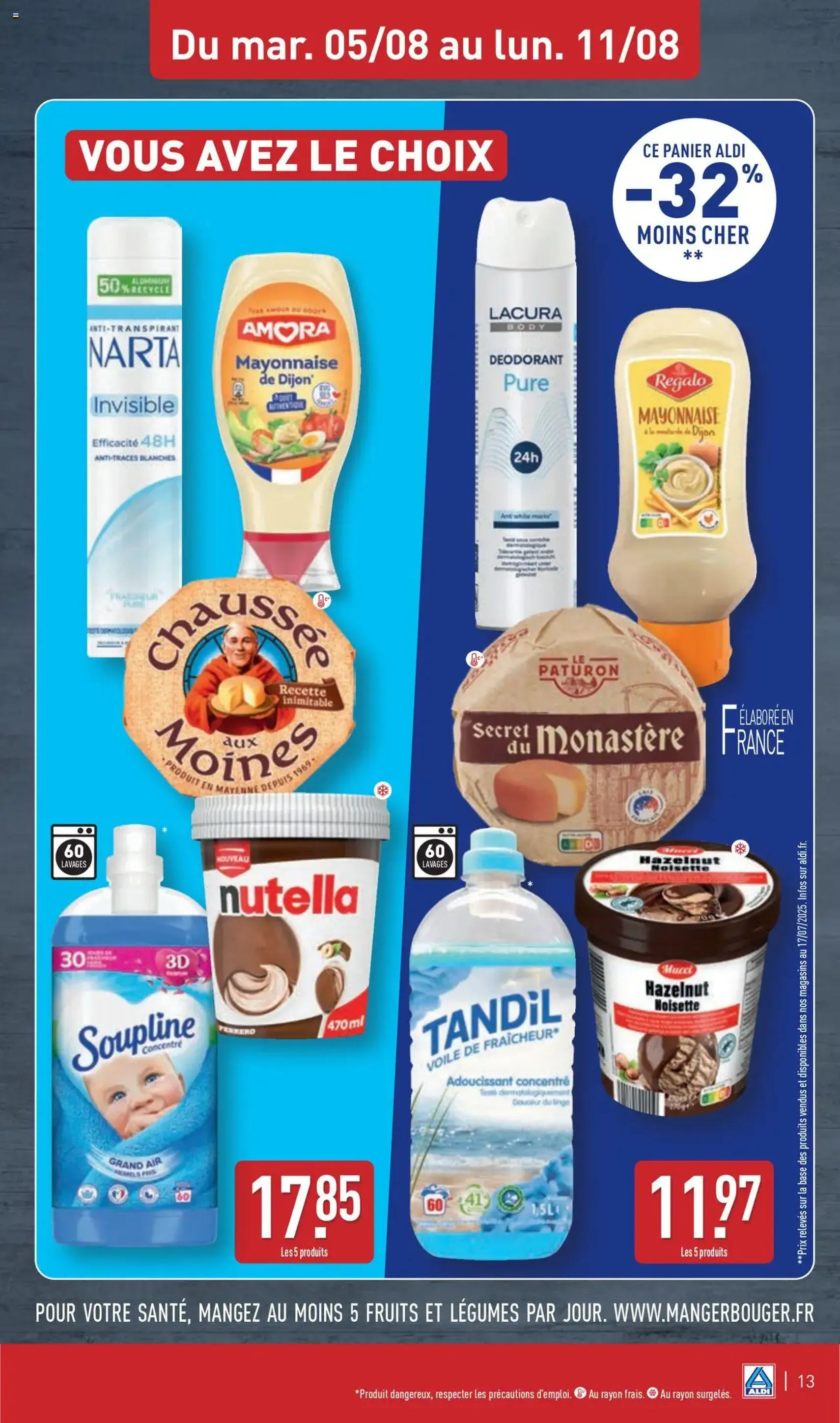 Aldi catalogue semaine 32 - brochure valable à partir du 05/08/2025, page 15 sur 41 Aldi catalogue semaine 32 - brochure valable à partir du 05/08/2025, page 15 sur 41