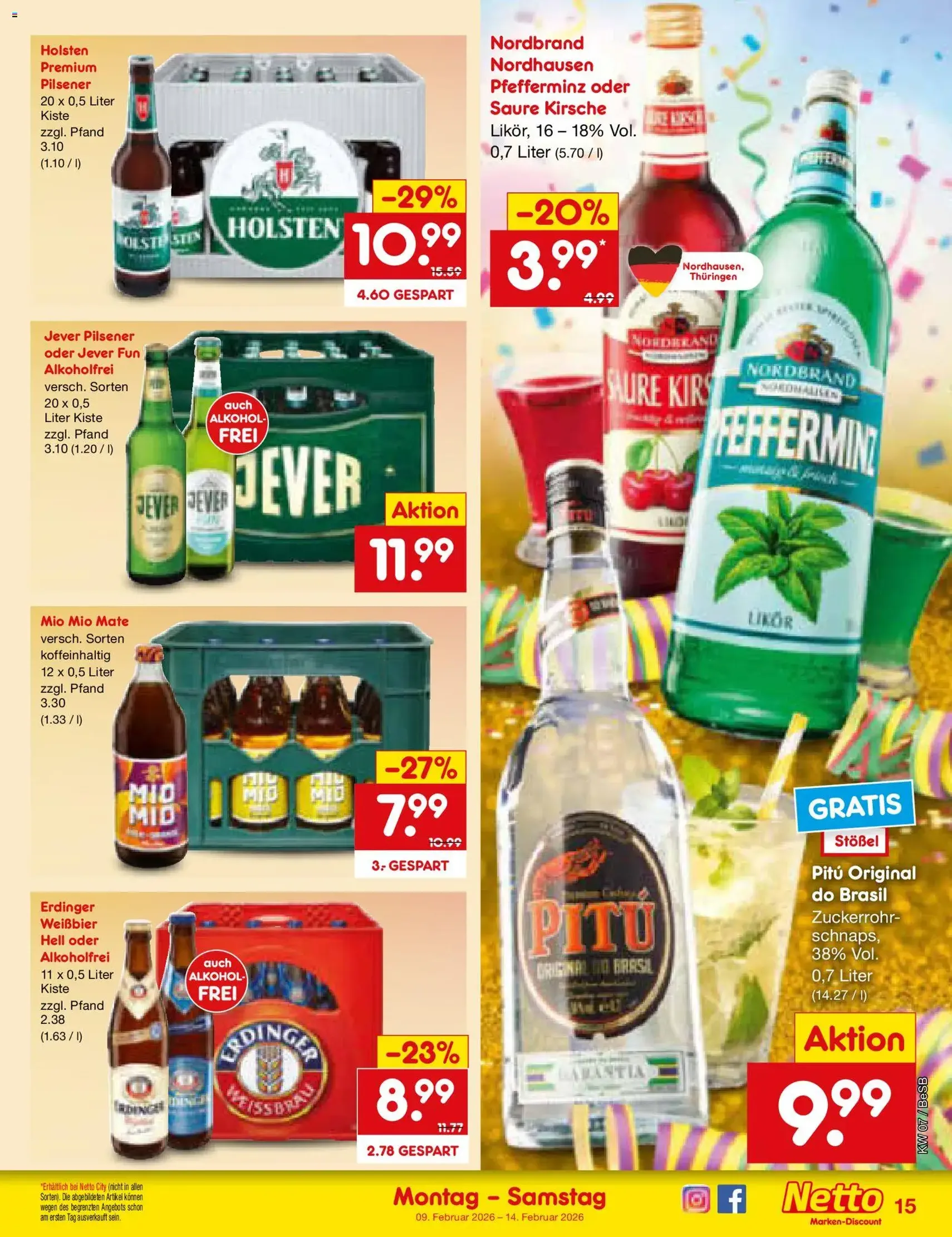 Netto Marken-Discount Prospekt - Gültiger Prospekt ab 09.02.2026, Seite 15 von insgesamt 58