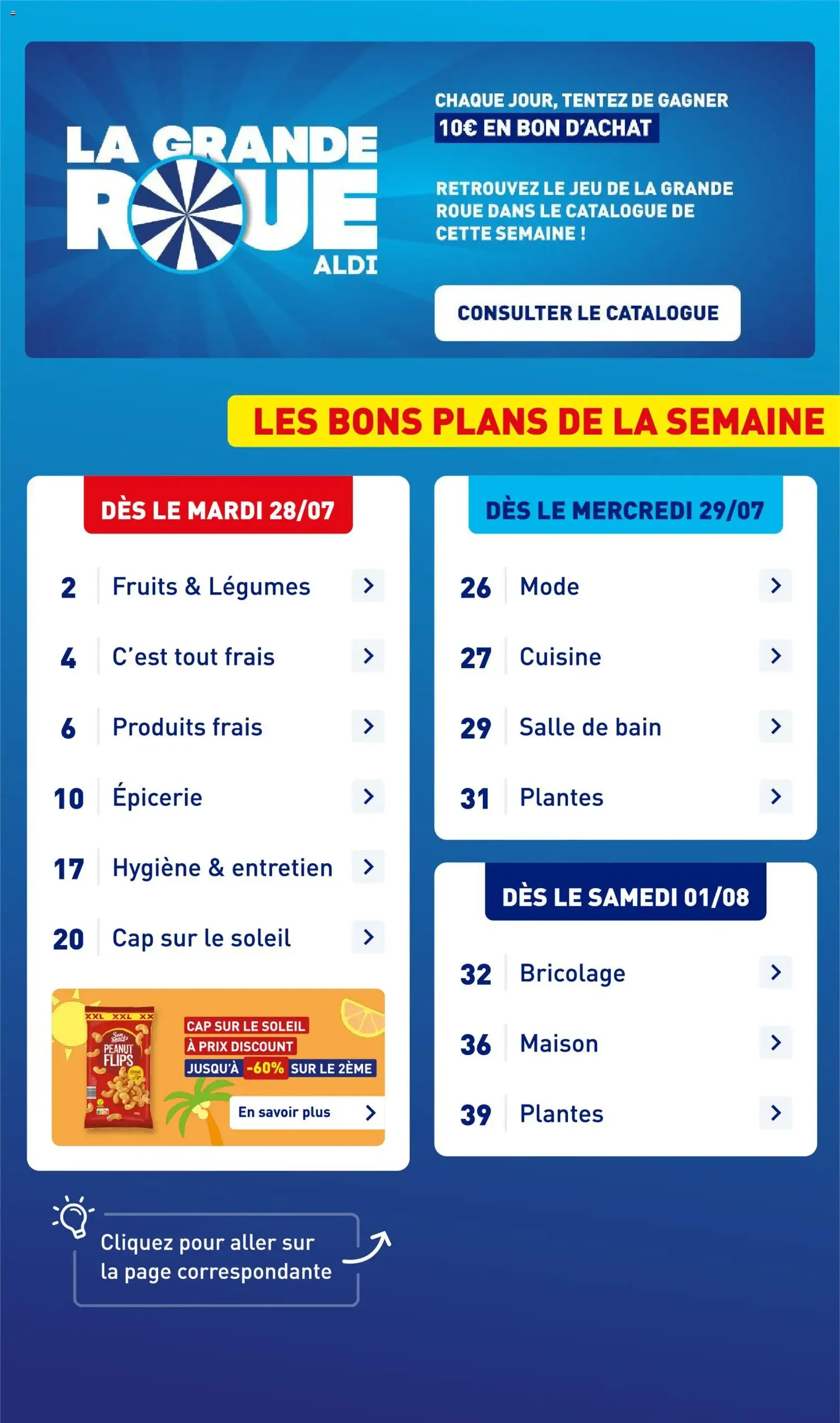 Aldi catalogue - brochure valable à partir du 28/07/2026, page 3 sur 45