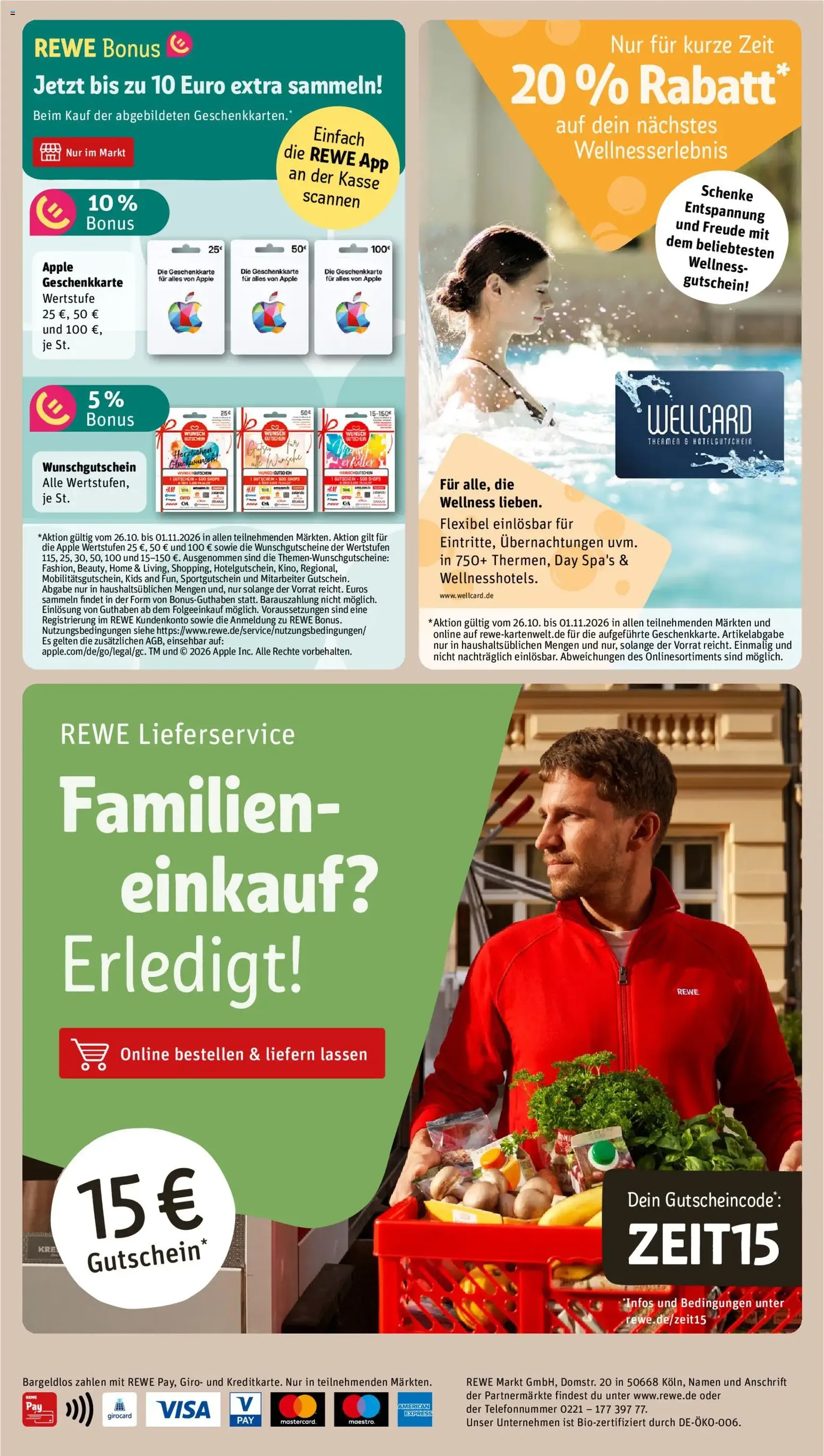 Rewe Prospekt - Gültiger Prospekt ab 26.10.2026, Seite 20 von insgesamt 20