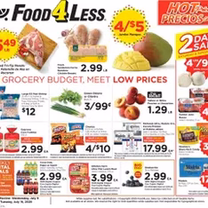 Food 4 Less Weekly Ad - Flyer preview valid from 07/09/2025