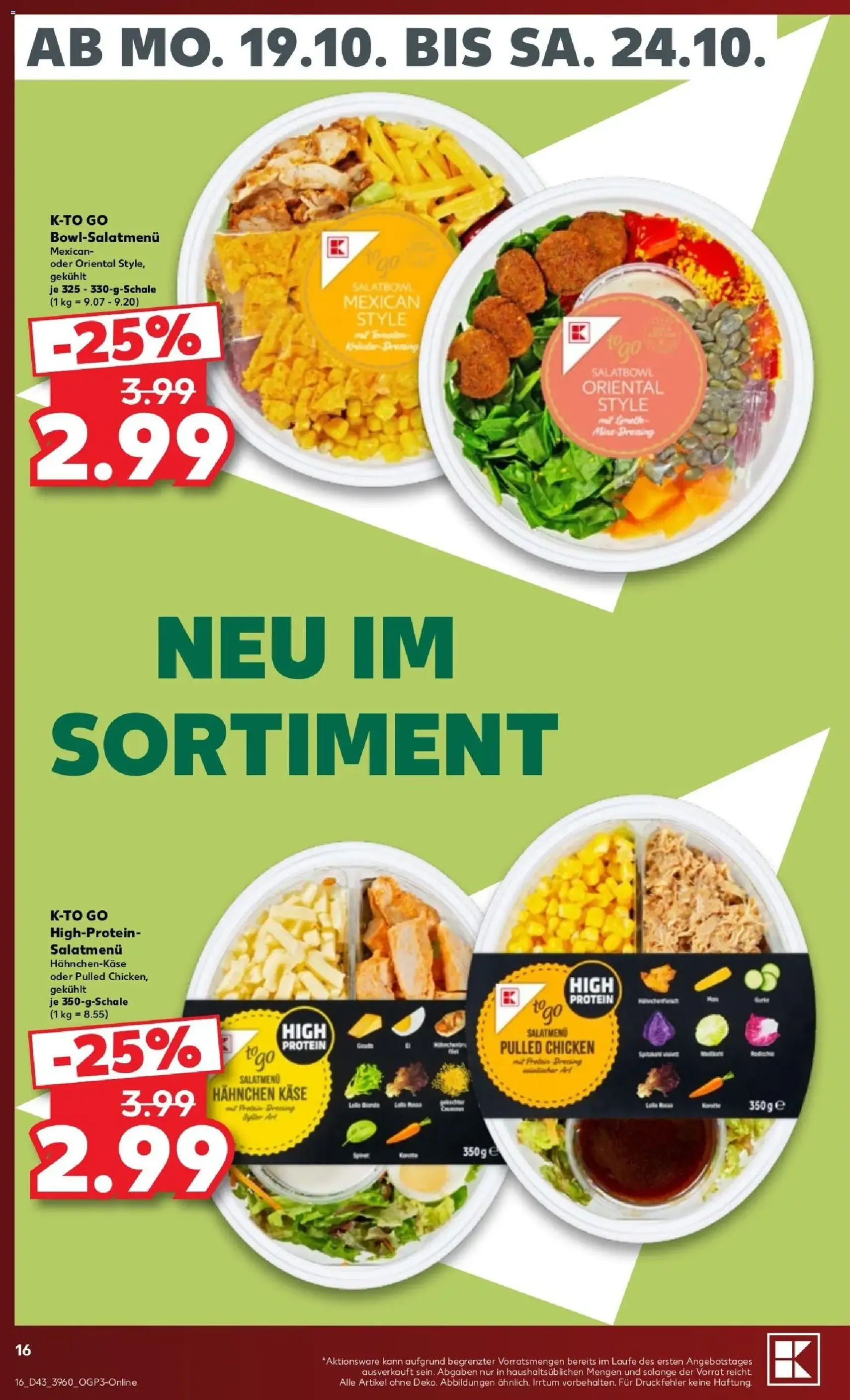 Kaufland Prospekt - Gültiger Prospekt ab 19.10.2026, Seite 16 von insgesamt 68