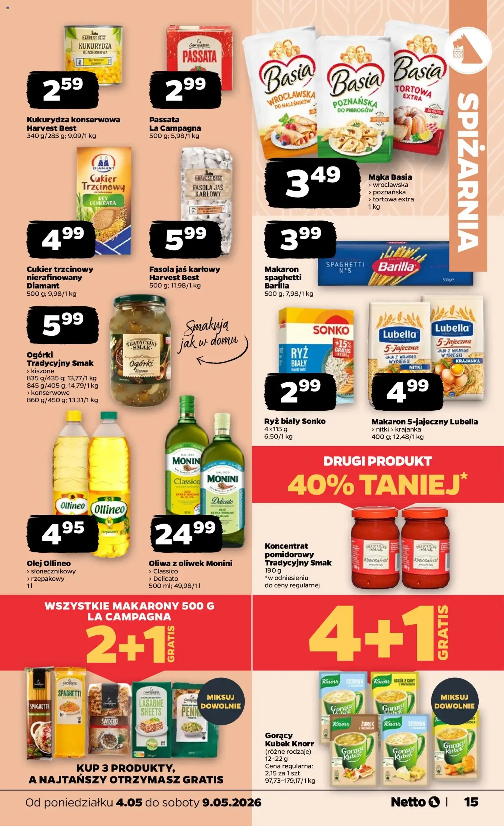 Netto gazetka od poniedziałku spożywcza - ważny gazetka od 04.05.2026 strona 15 z 31
