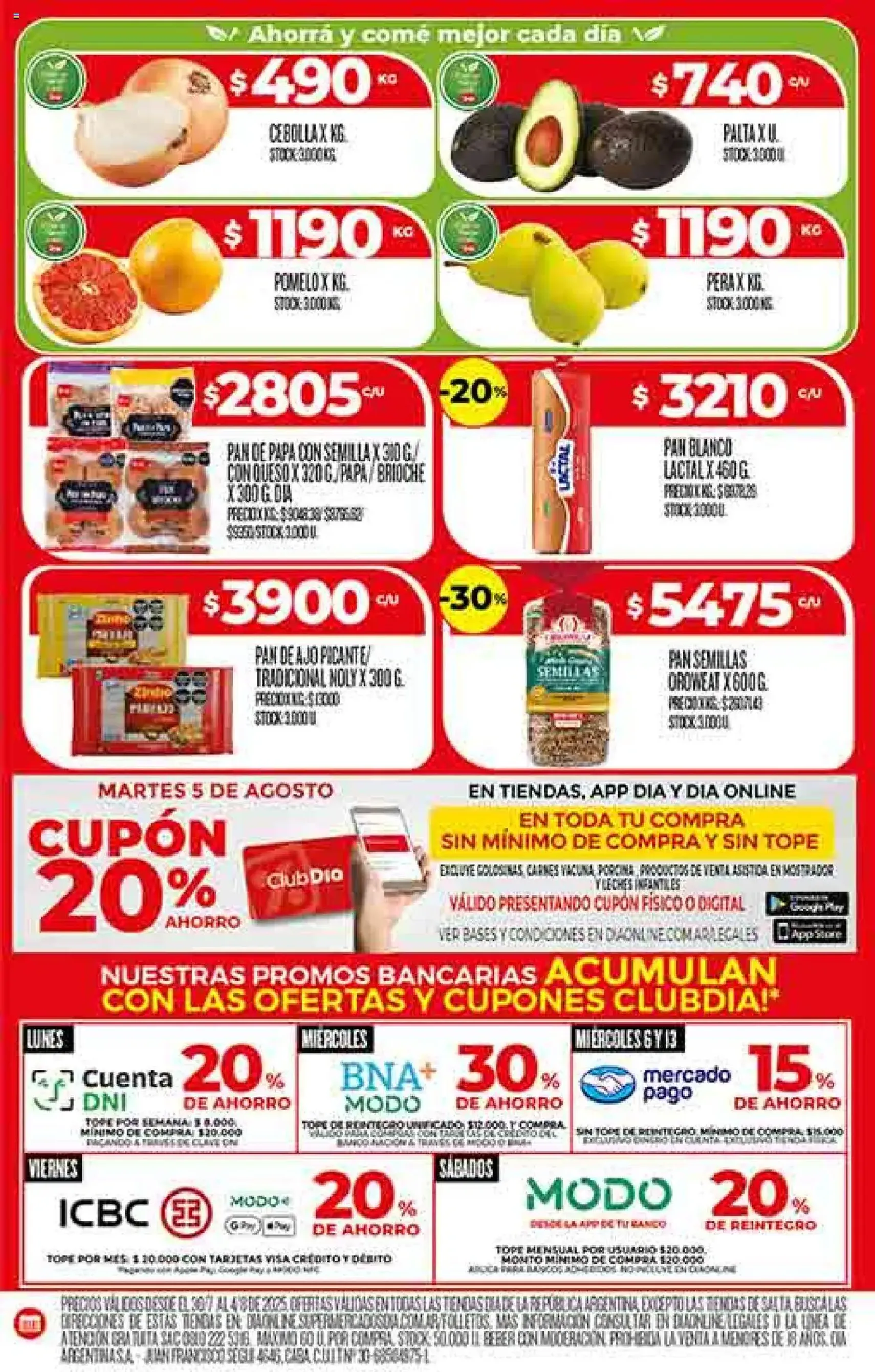 Supermercado DIA Ofertas - folleto válido desde 30/07/2025 página 4 de 55 Supermercado DIA Ofertas - folleto válido desde 30/07/2025 página 4 de 55