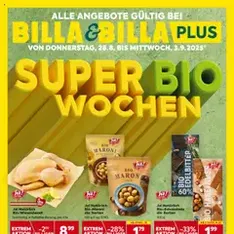 Billa Flugblatt - Prospekt Vorschau gültig ab 28.08.2025