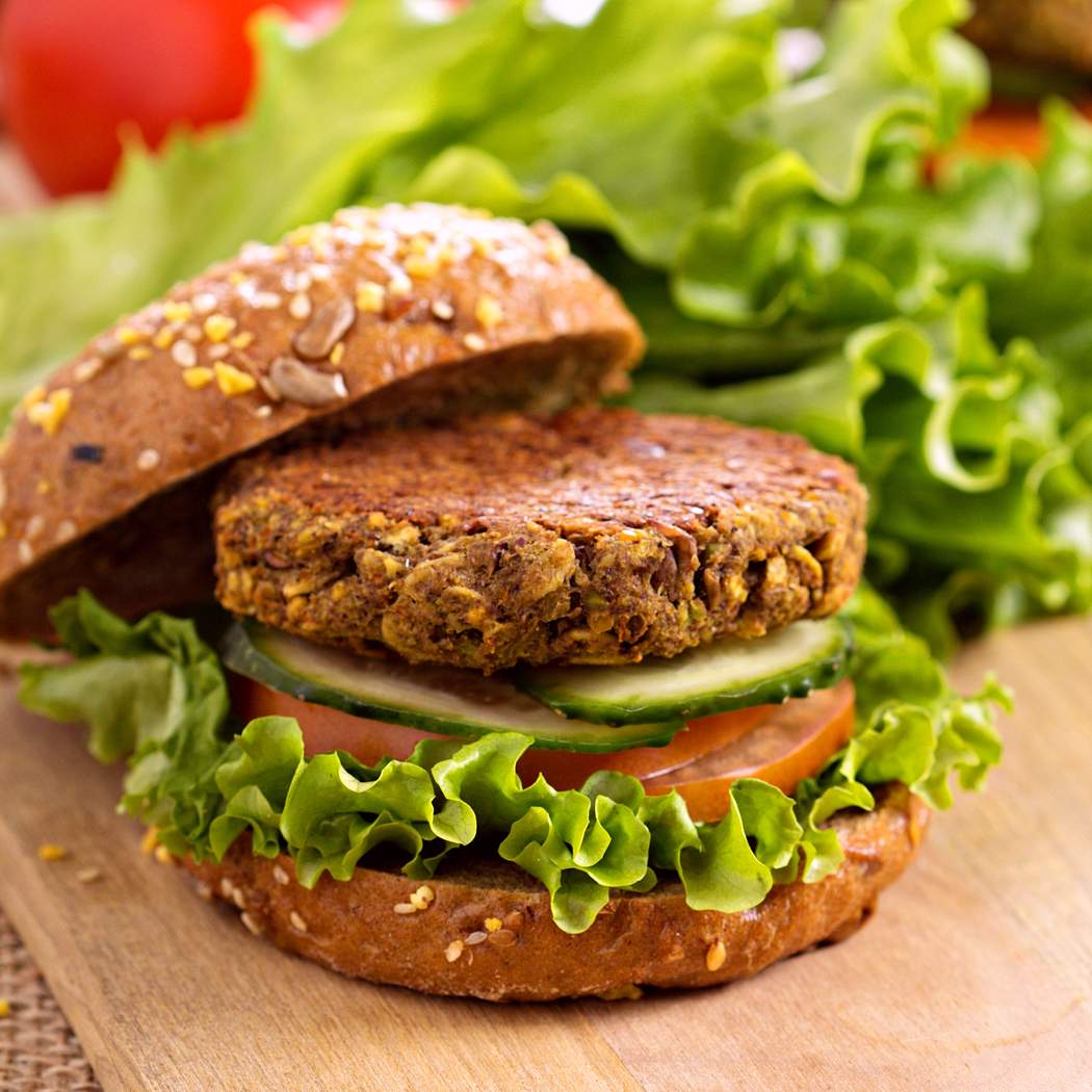 Straordinarie polpettine di hamburger vegetariano di ceci