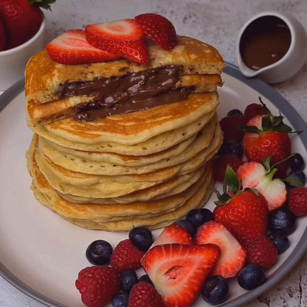 Pancakes alla nutella