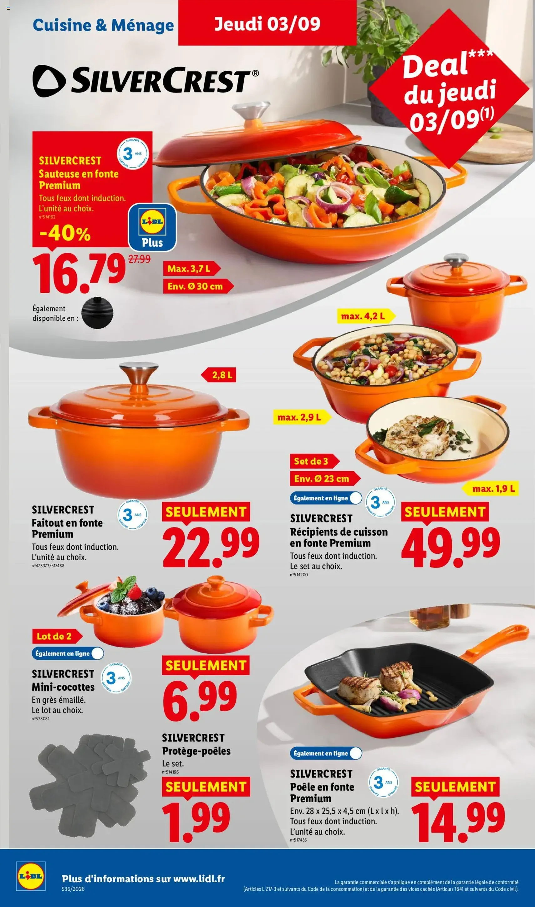 LIDL catalogue - brochure valable à partir du 03/09/2026, page 40 sur 61