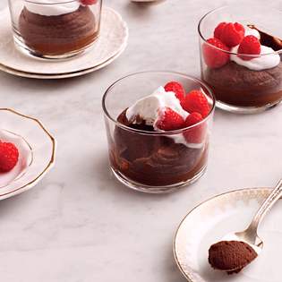 Recipe preview Dark Chocolate Avocado Mousse with Coconut Cream
