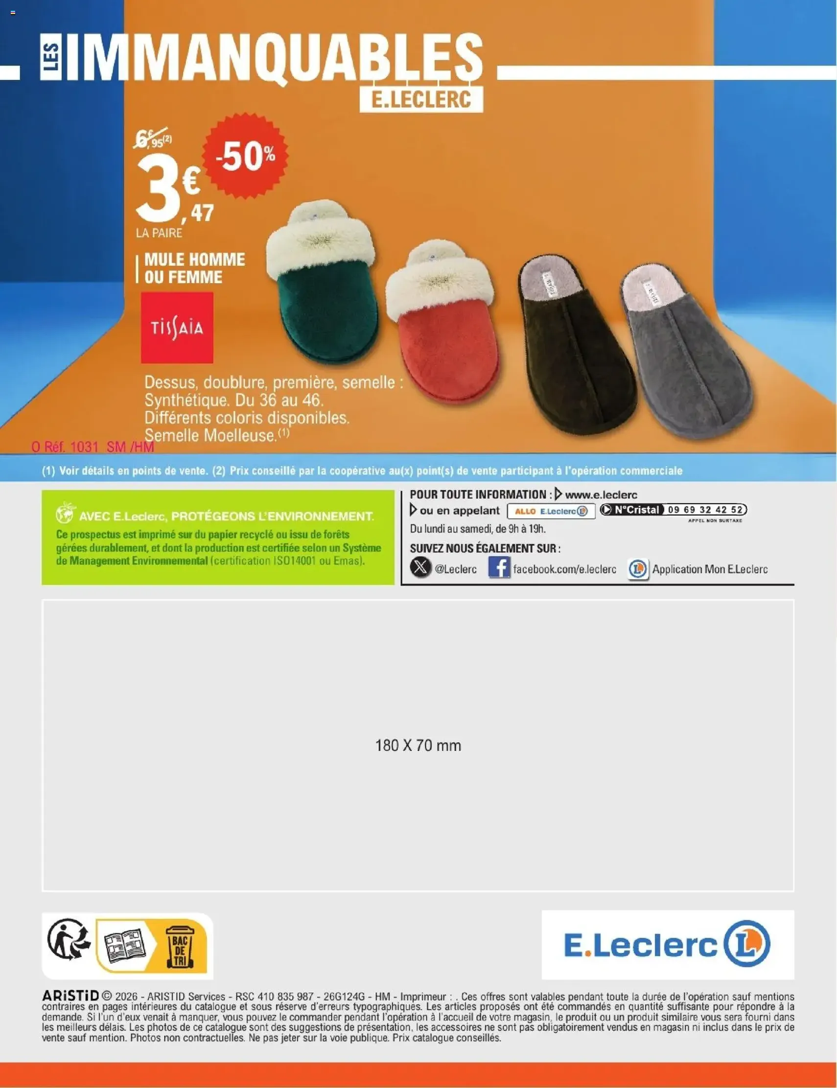 E.Leclerc catalogue - brochure valable à partir du 20/10/2026, page 50 sur 63