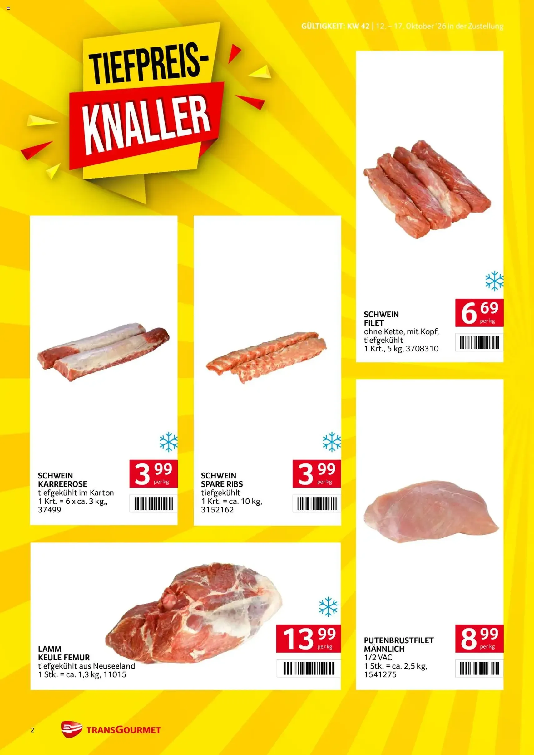 Transgourmet Flugblatt - Gültiger Prospekt ab 11.10.2026, Seite 2 von insgesamt 32
