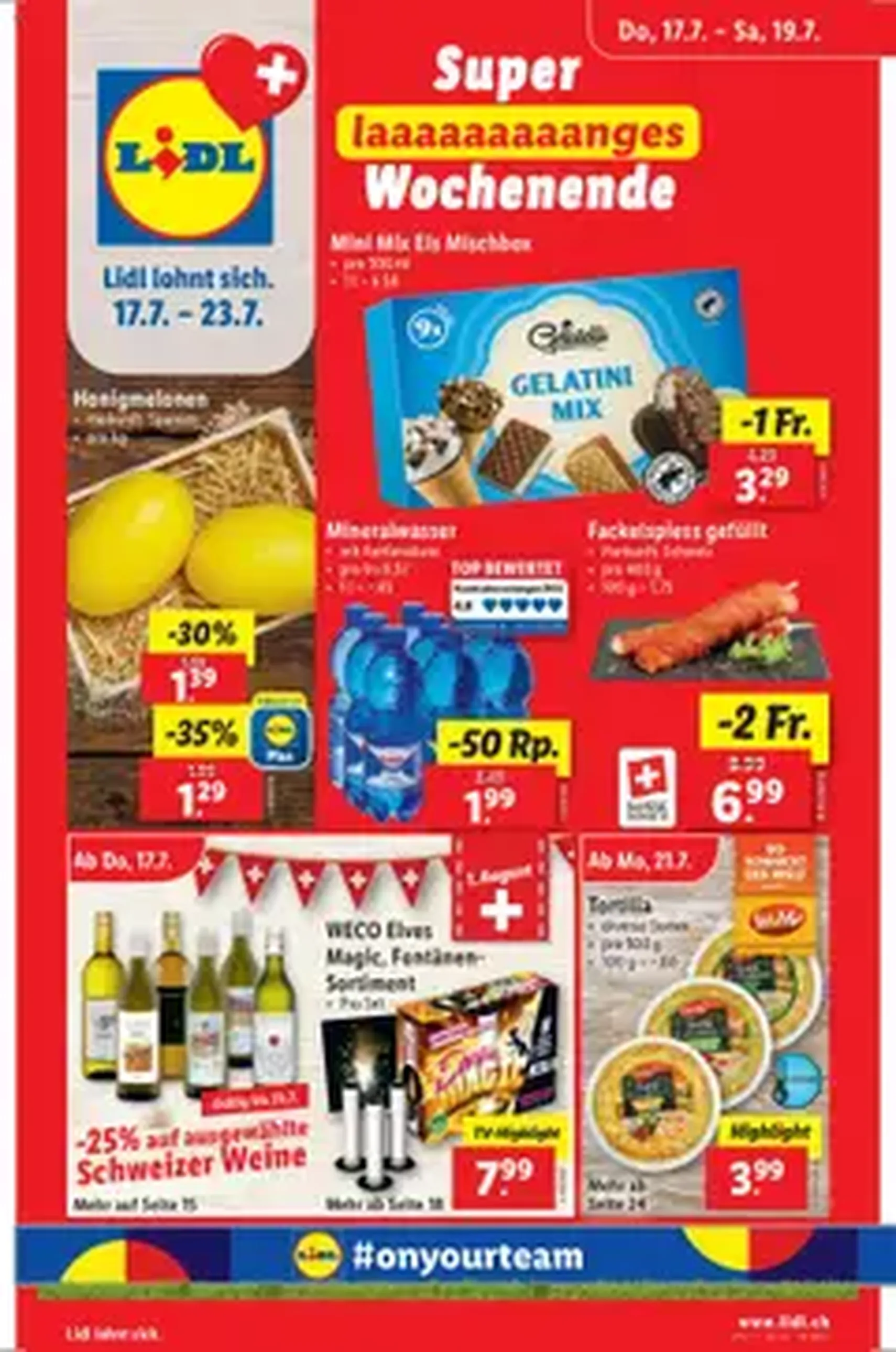 Lidl Aktionen - Gültiger Prospekt ab 17.07.2025, Seite 1 von insgesamt 1