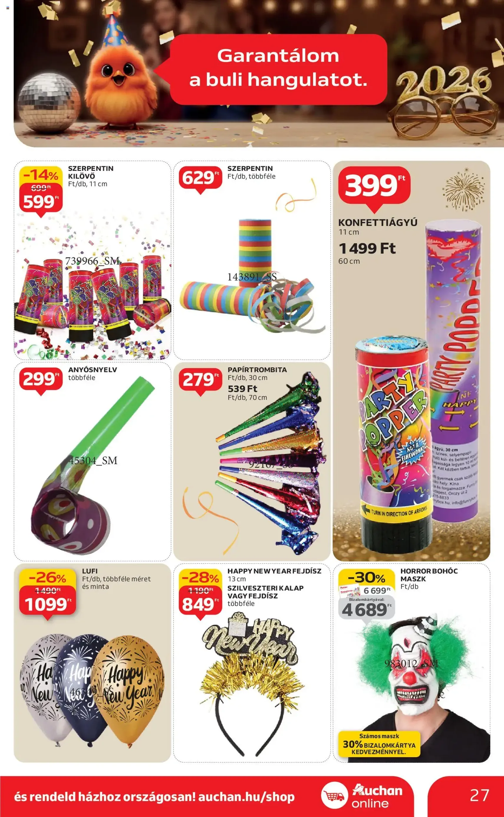 Auchan Akciós újság - 2025.12.27. érvényes szórólap 27 oldal 36 oldalból