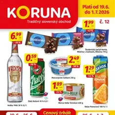Koruna leták - náhľad letáku platný od 19.06.2026