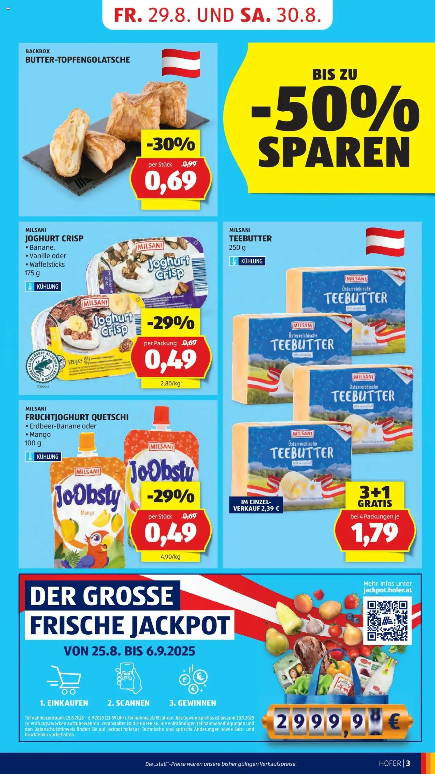 Hofer Flugblatt - Gültiger Prospekt ab 29.08.2025, Seite 5 von insgesamt 37