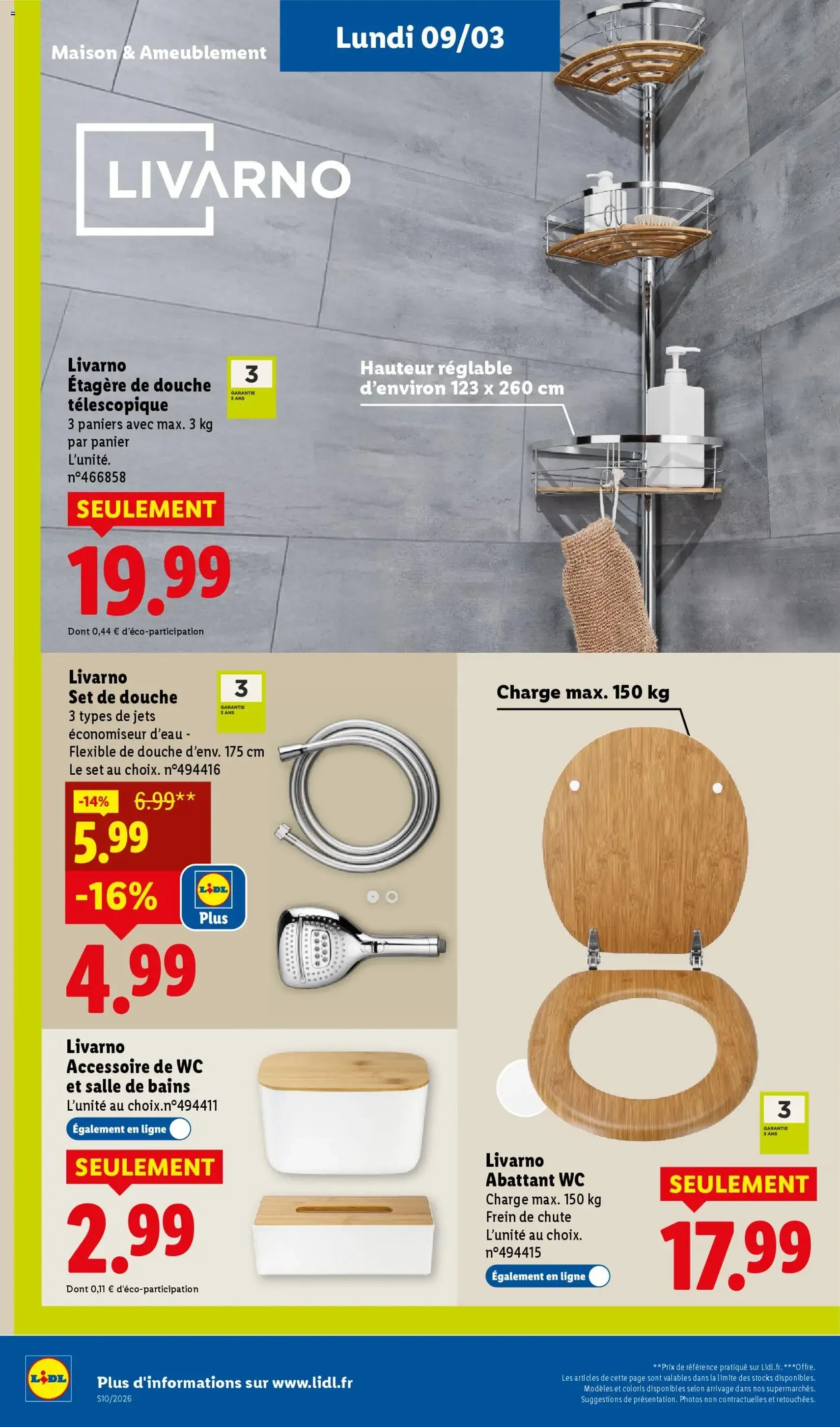 LIDL catalogue semaine 10 - brochure valable à partir du 05/03/2026, page 64 sur 79