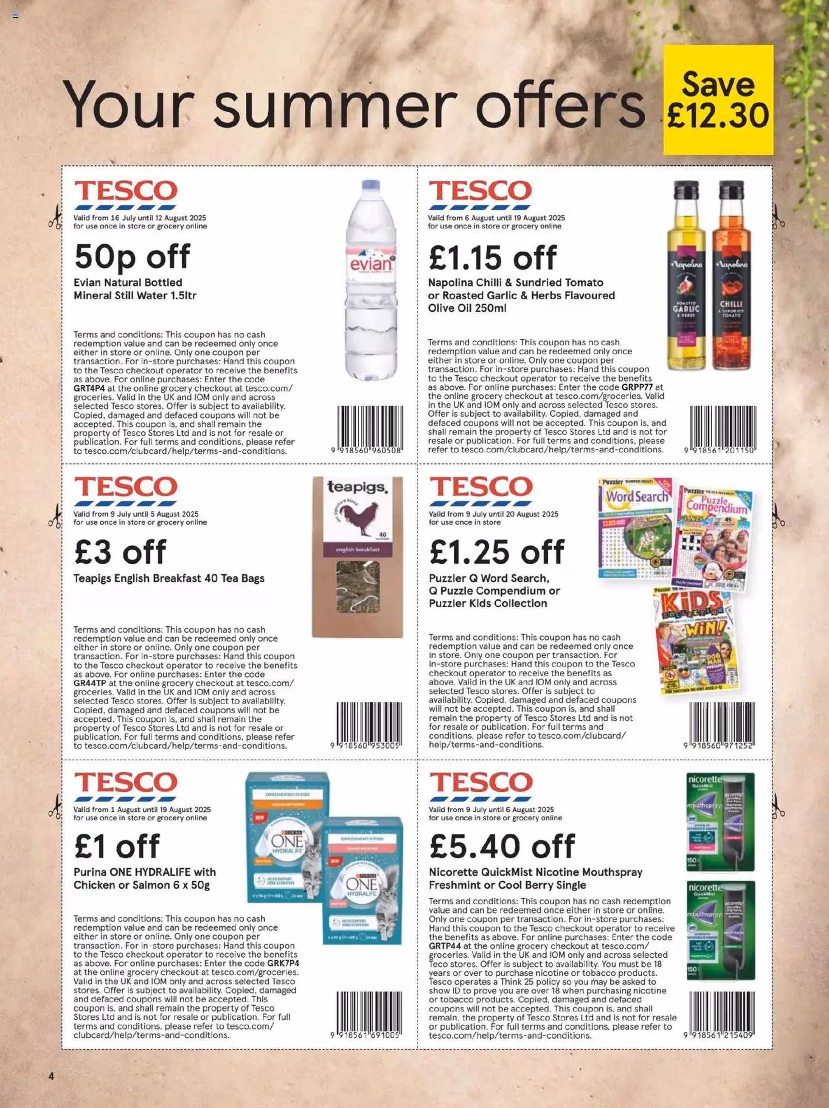 Tesco - Tesco Magazine - July/August 2025 - valid flyer from 10/07/2025, page 4 of 100 Tesco - Tesco Magazine - July/August 2025 - valid flyer from 10/07/2025, page 4 of 100