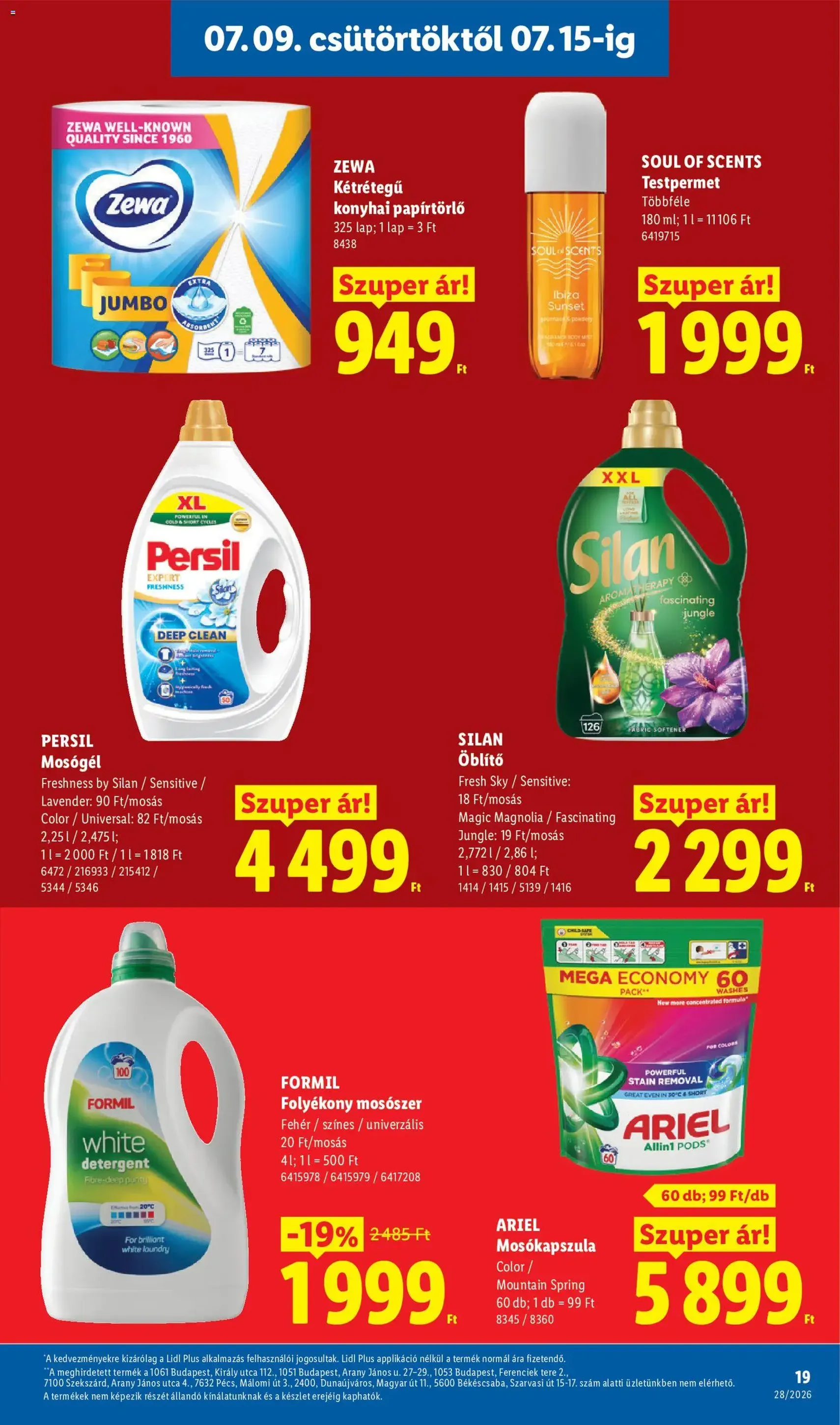 Lidl akciós újság - 2026.07.09. érvényes szórólap 19 oldal 80 oldalból