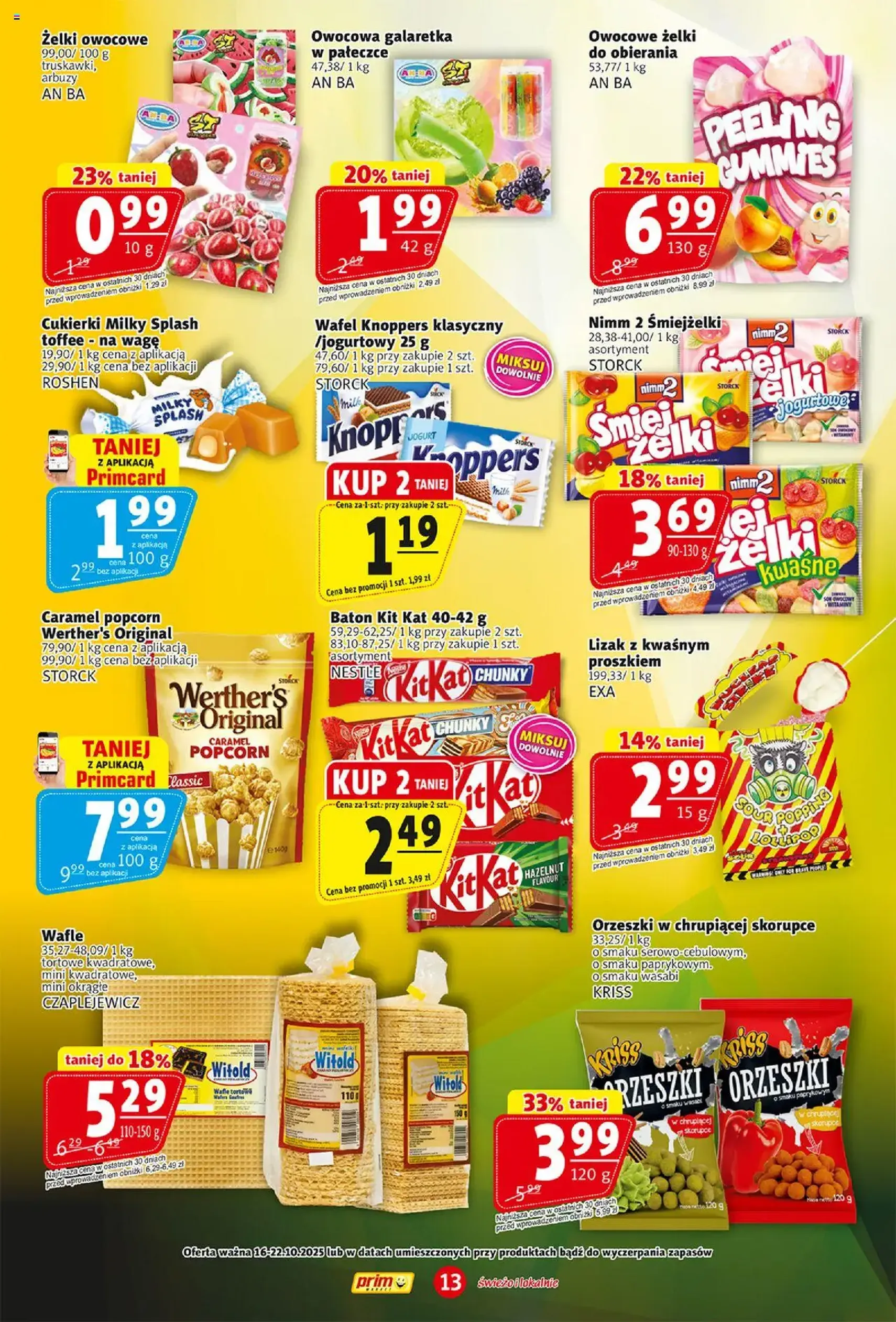 Prim Market Gazetka - ważny gazetka od 16.10.2025 strona 13 z 16 Prim Market Gazetka - ważny gazetka od 16.10.2025 strona 13 z 16