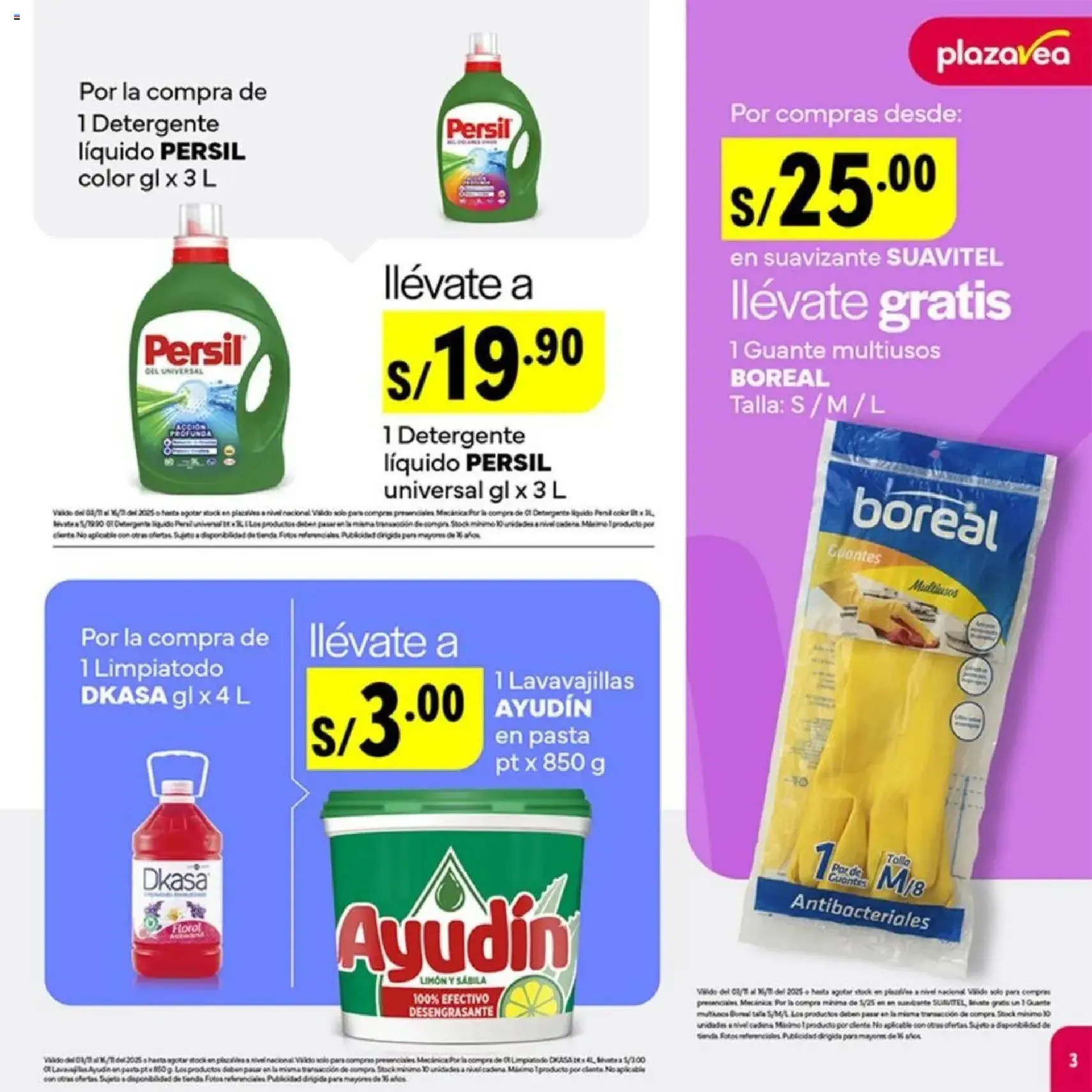 Plaza Vea - ESPECIAL LIMPIEZA 1 - folleto válido desde 03/11/2025 página 3 de 26