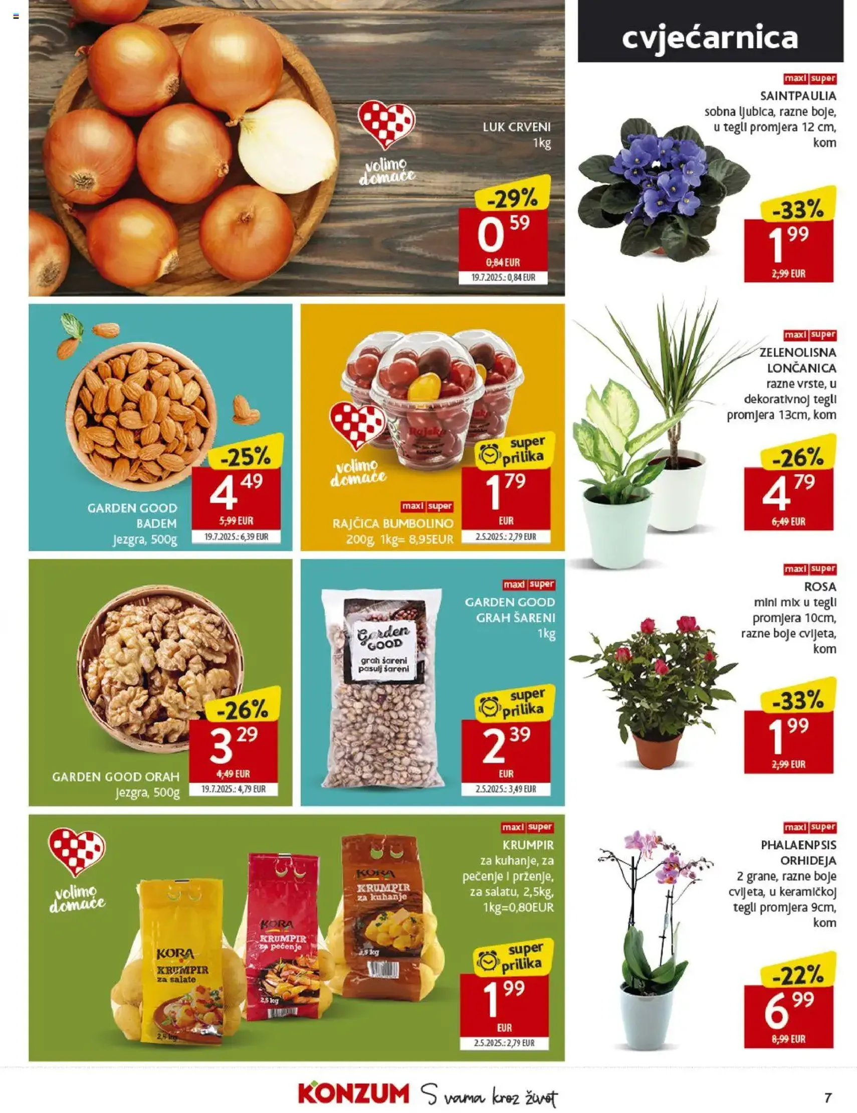 Konzum HR Akciós újság - 2025.08.27. érvényes szórólap 7 oldal 45 oldalból Konzum HR Akciós újság - 2025.08.27. érvényes szórólap 7 oldal 45 oldalból