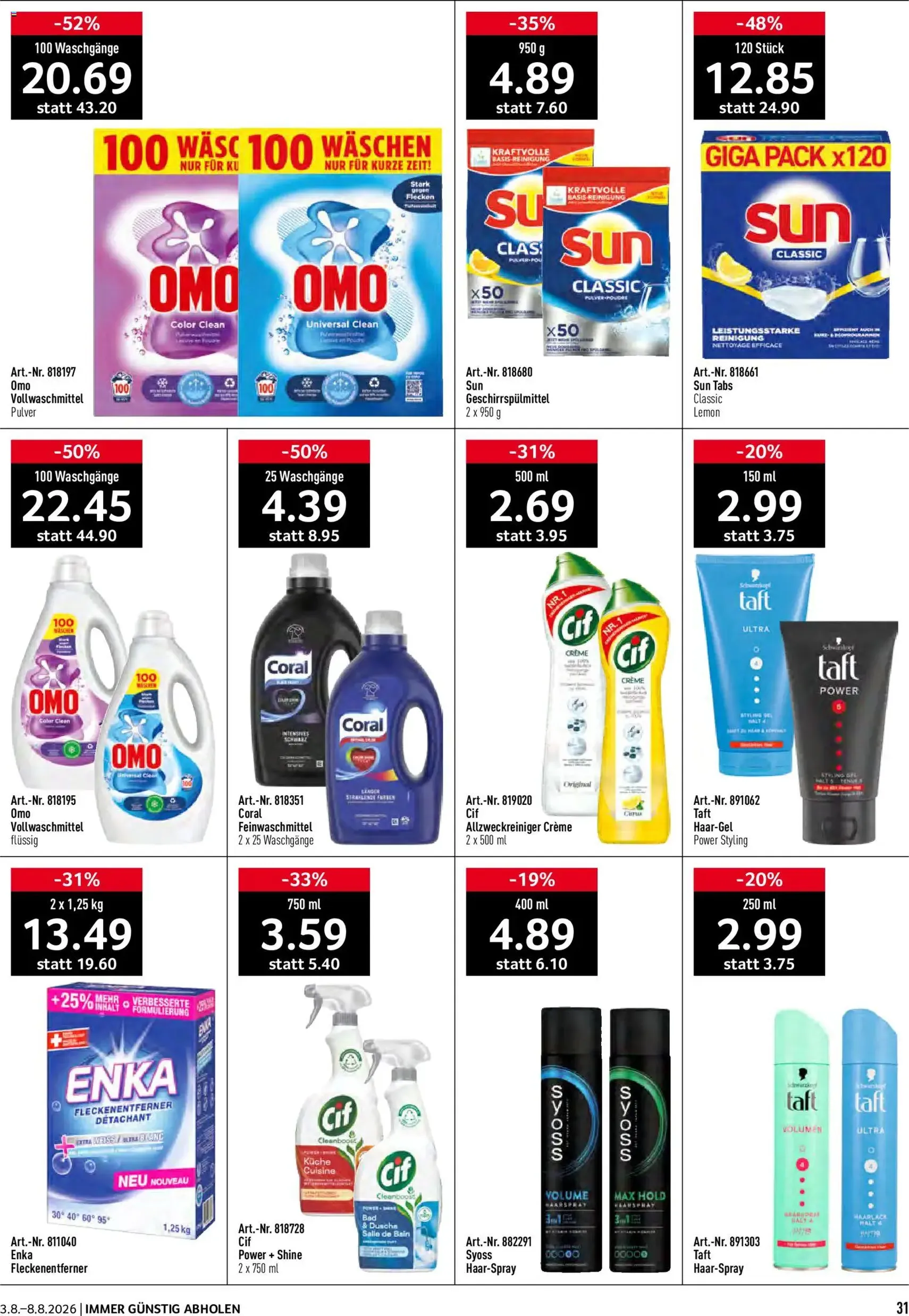 Prodega aktionen - Gültiger Prospekt ab 03.08.2026, Seite 31 von insgesamt 36