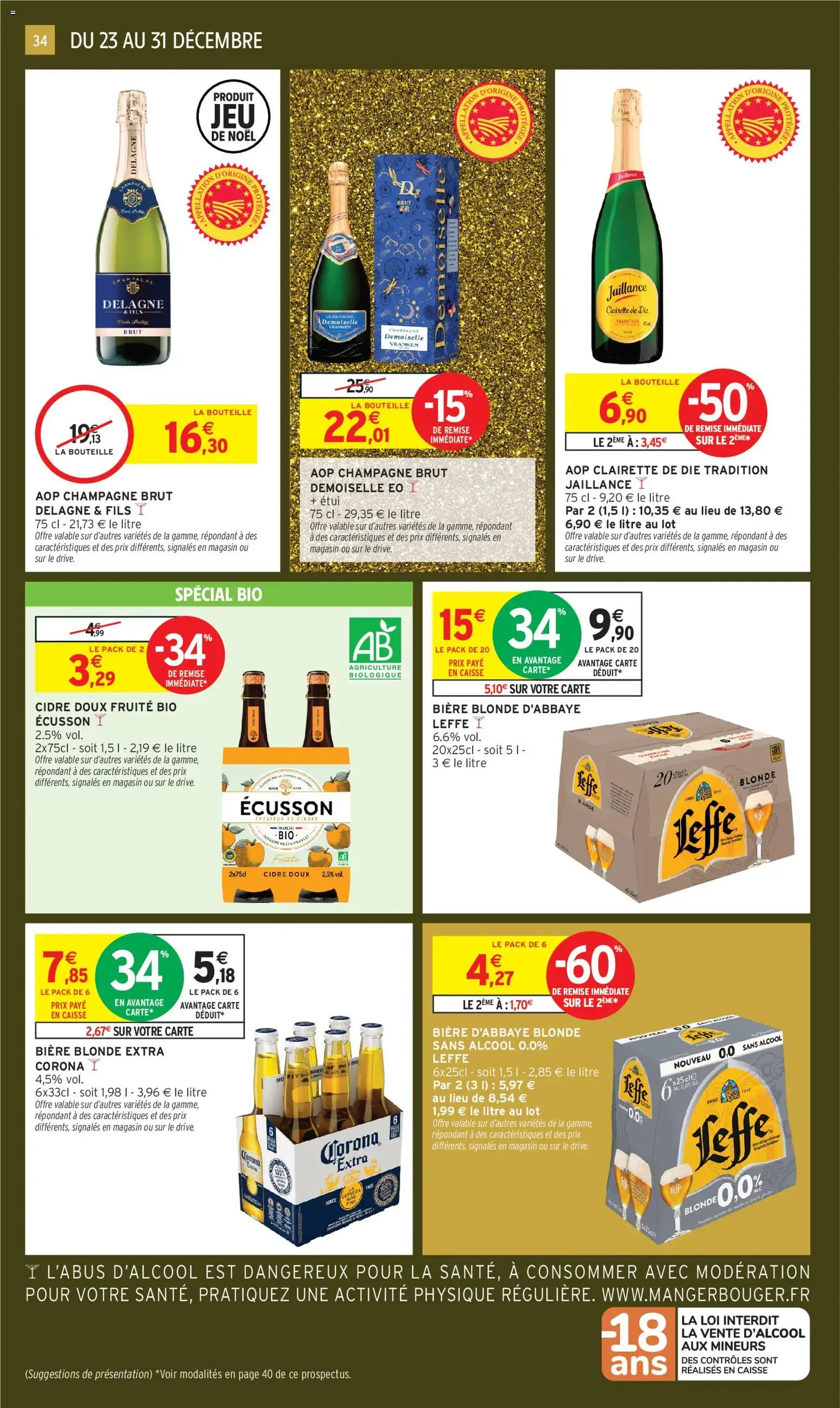 Intermarché catalogue semaine 52 - brochure valable à partir du 23/12/2025, page 34 sur 44