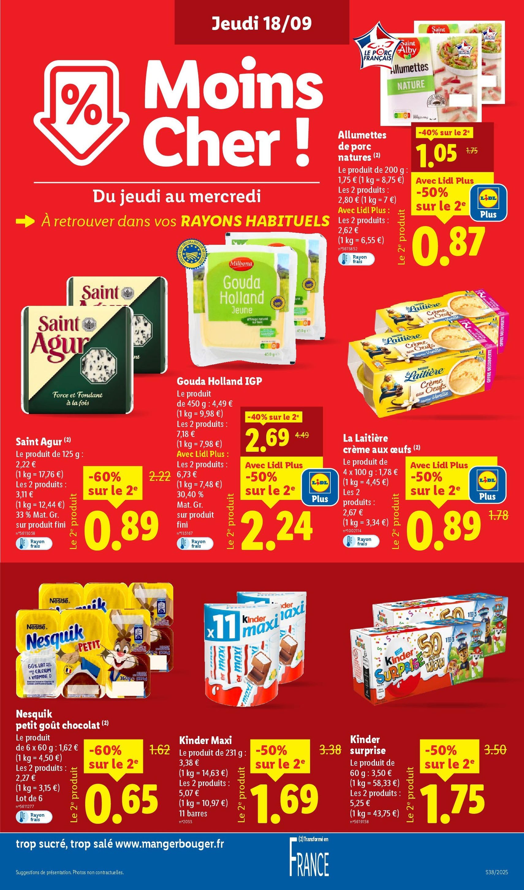 LIDL catalogue semaine 38 - brochure valable à partir du 18/09/2025, page 13 sur 75