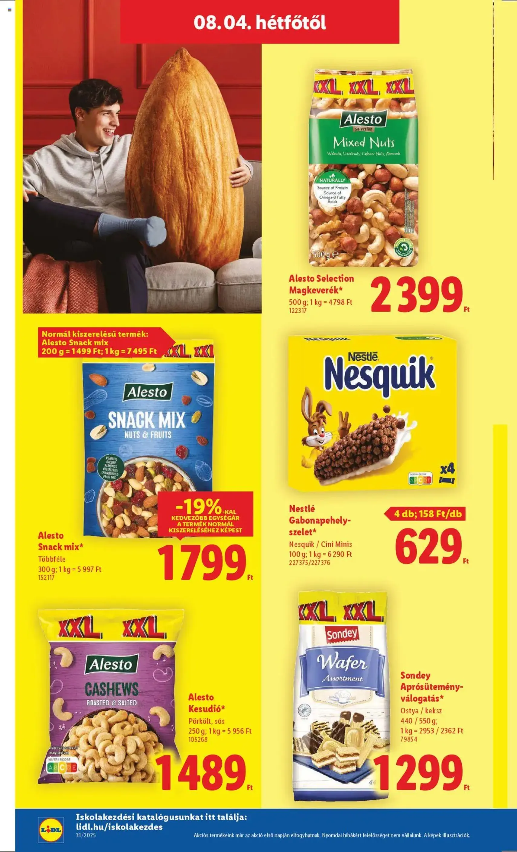Lidl Akciós újság - 2025.07.31. érvényes szórólap 48 oldal 52 oldalból Lidl Akciós újság - 2025.07.31. érvényes szórólap 48 oldal 52 oldalból