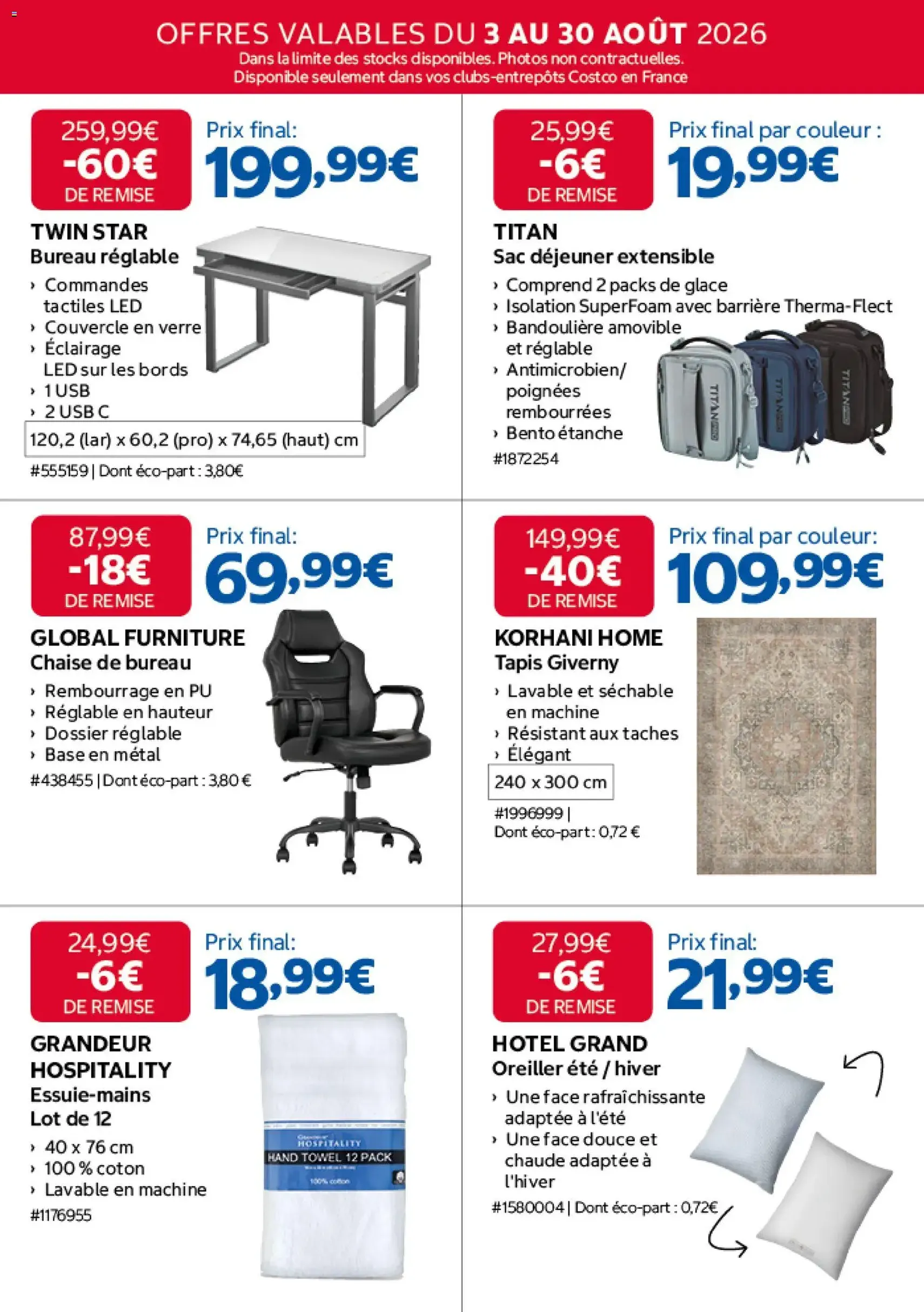 Costco catalogue - brochure valable à partir du 03/08/2026, page 4 sur 20
