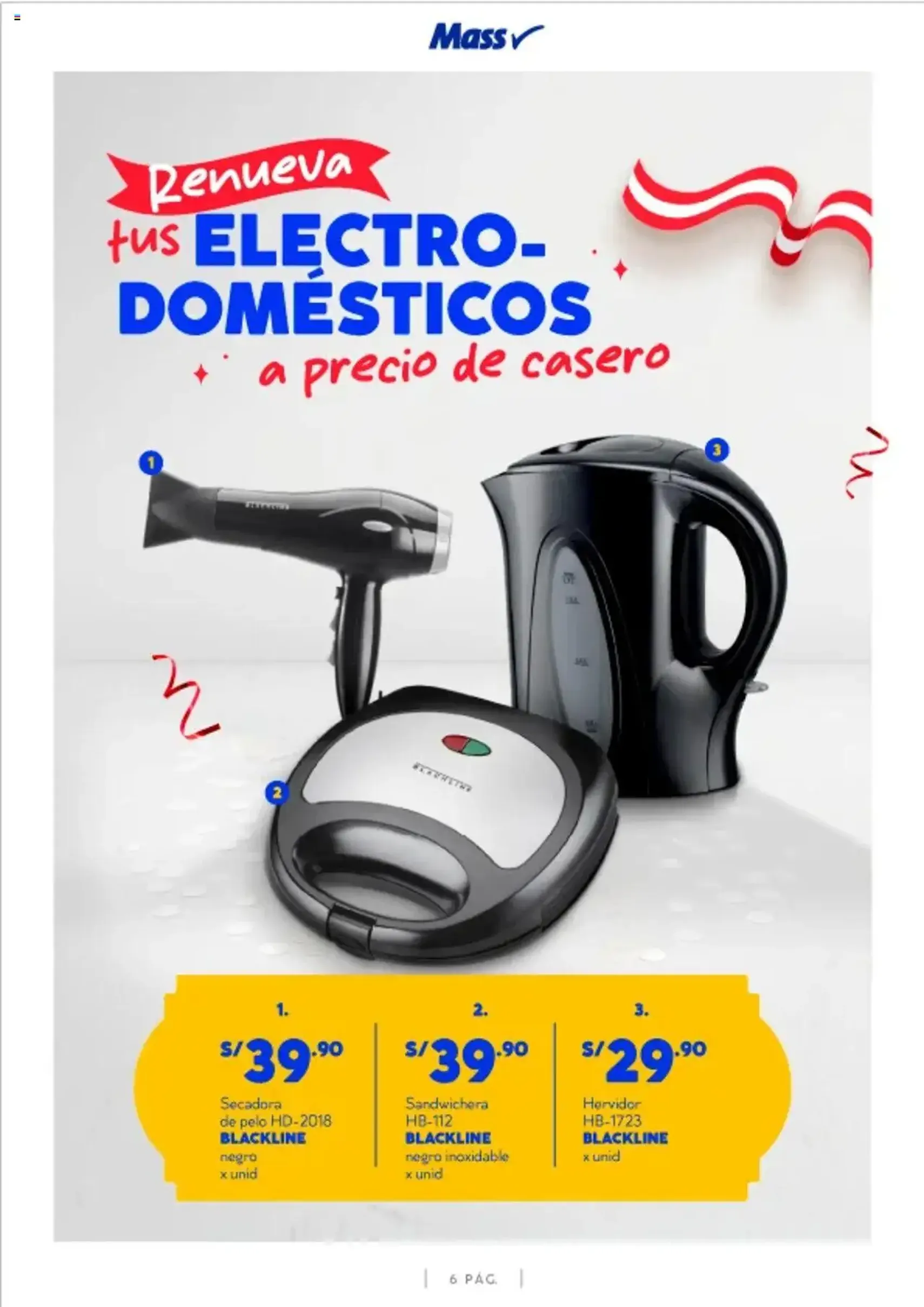 Catálogo Mass - Especial Fiestas Patrias - folleto válido desde 14/07/2025 página 6 de 7 Catálogo Mass - Especial Fiestas Patrias - folleto válido desde 14/07/2025 página 6 de 7