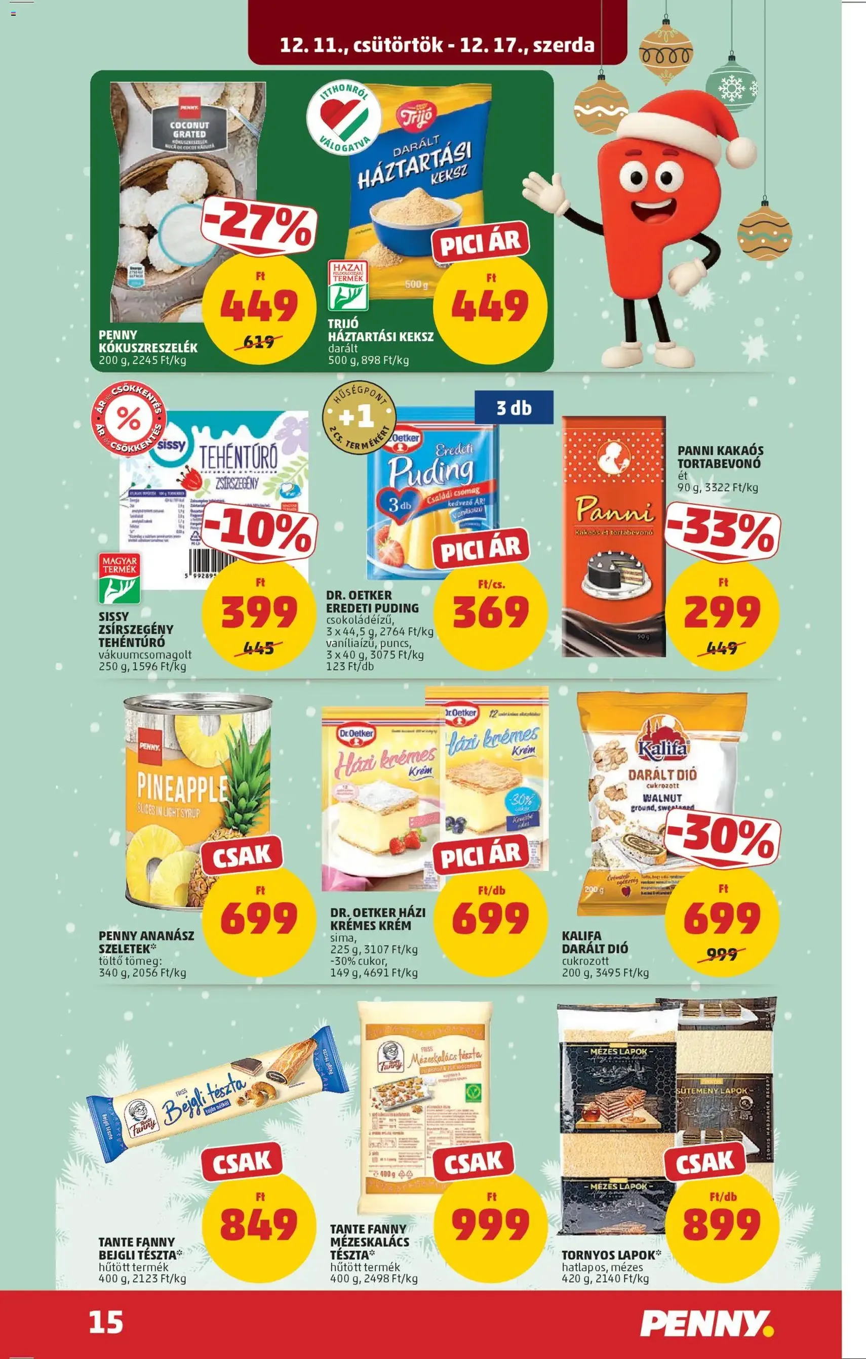 PENNY Akciós újság - 2025.12.11. érvényes szórólap 19 oldal 46 oldalból