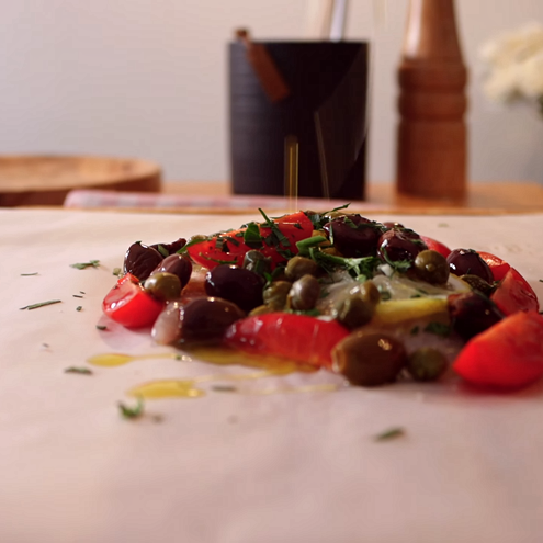 Branzino al cartoccio al forno - procedimento 1