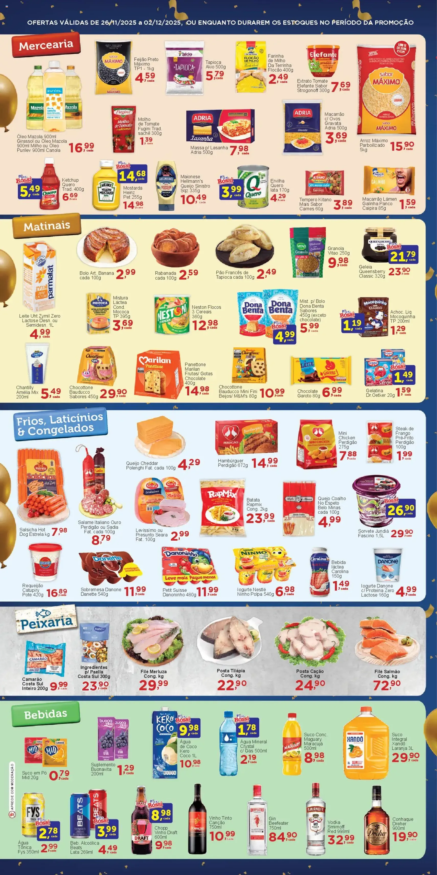 Rossi Supermercados - Ofertas da semana - folheto válido a partir de 26/11/2025 página 2 de 4