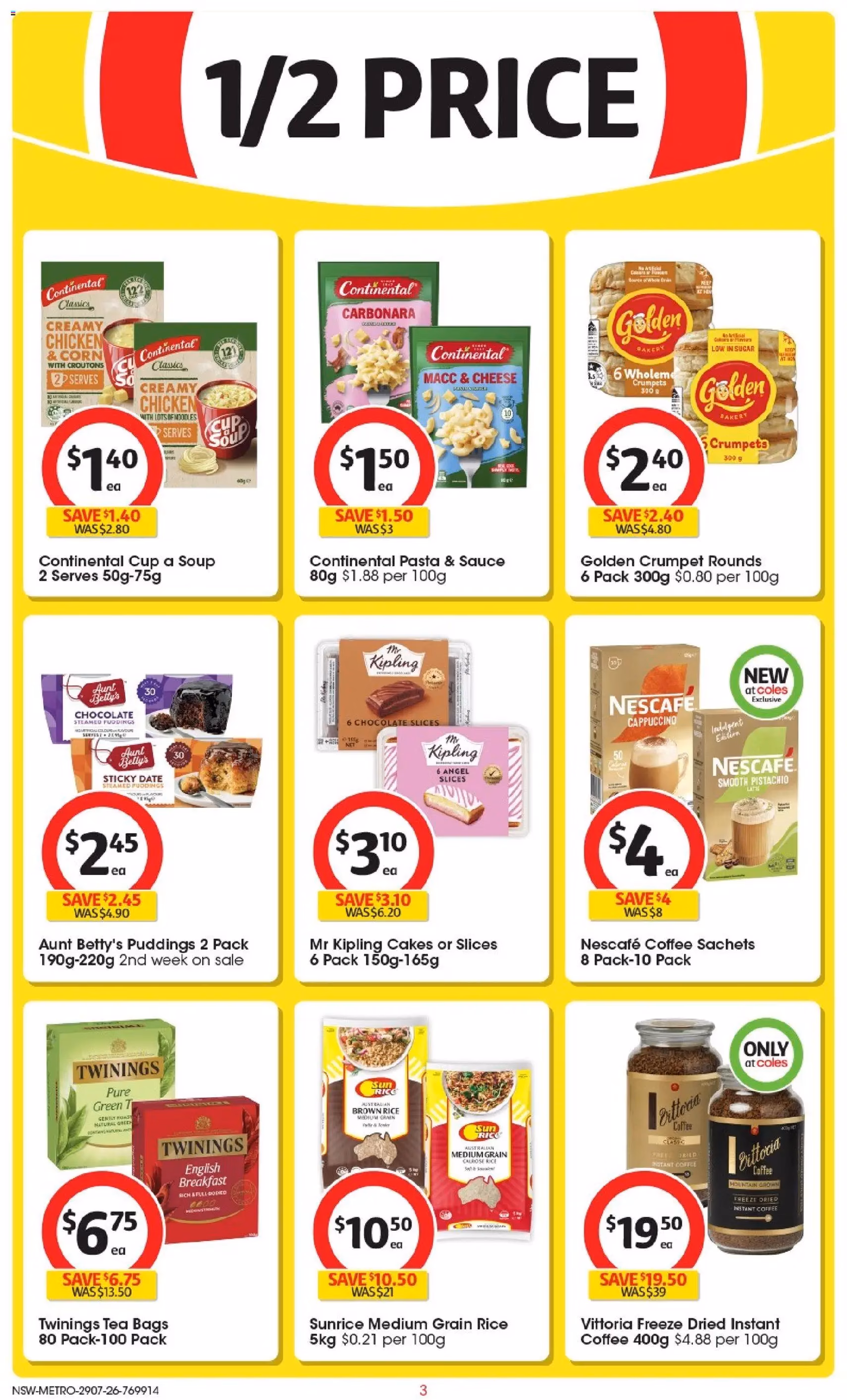 Coles catalogue - valid flyer from 29/07/2026, page 3 of 46