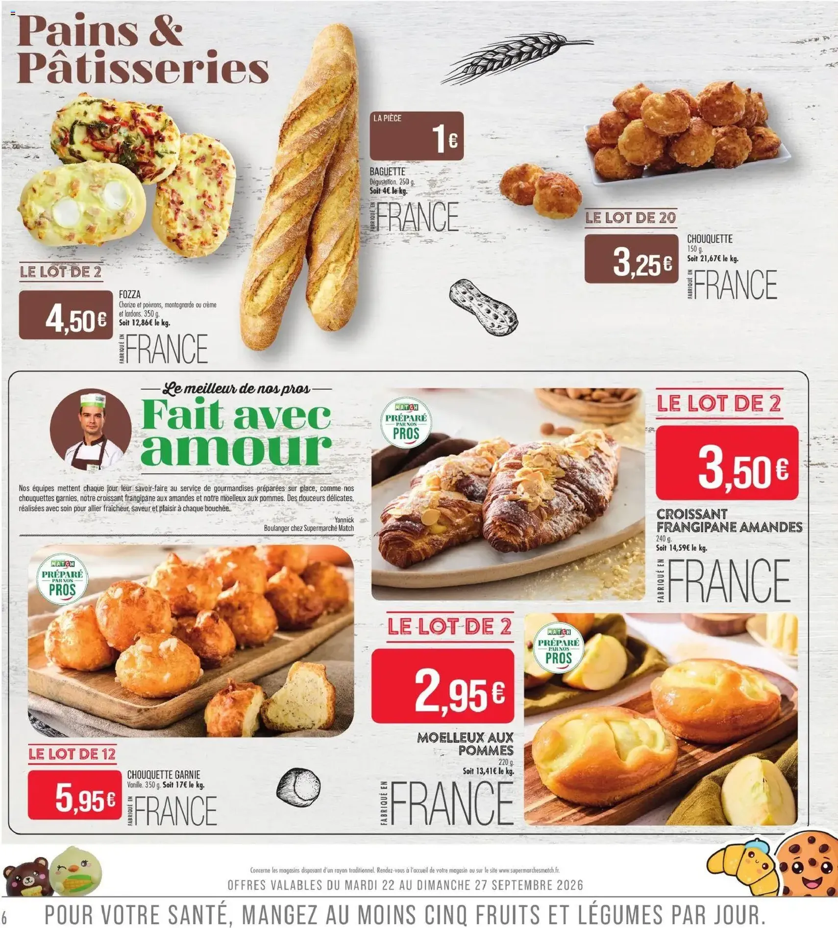 Match Supermarché catalogue - brochure valable à partir du 22/09/2026, page 6 sur 24