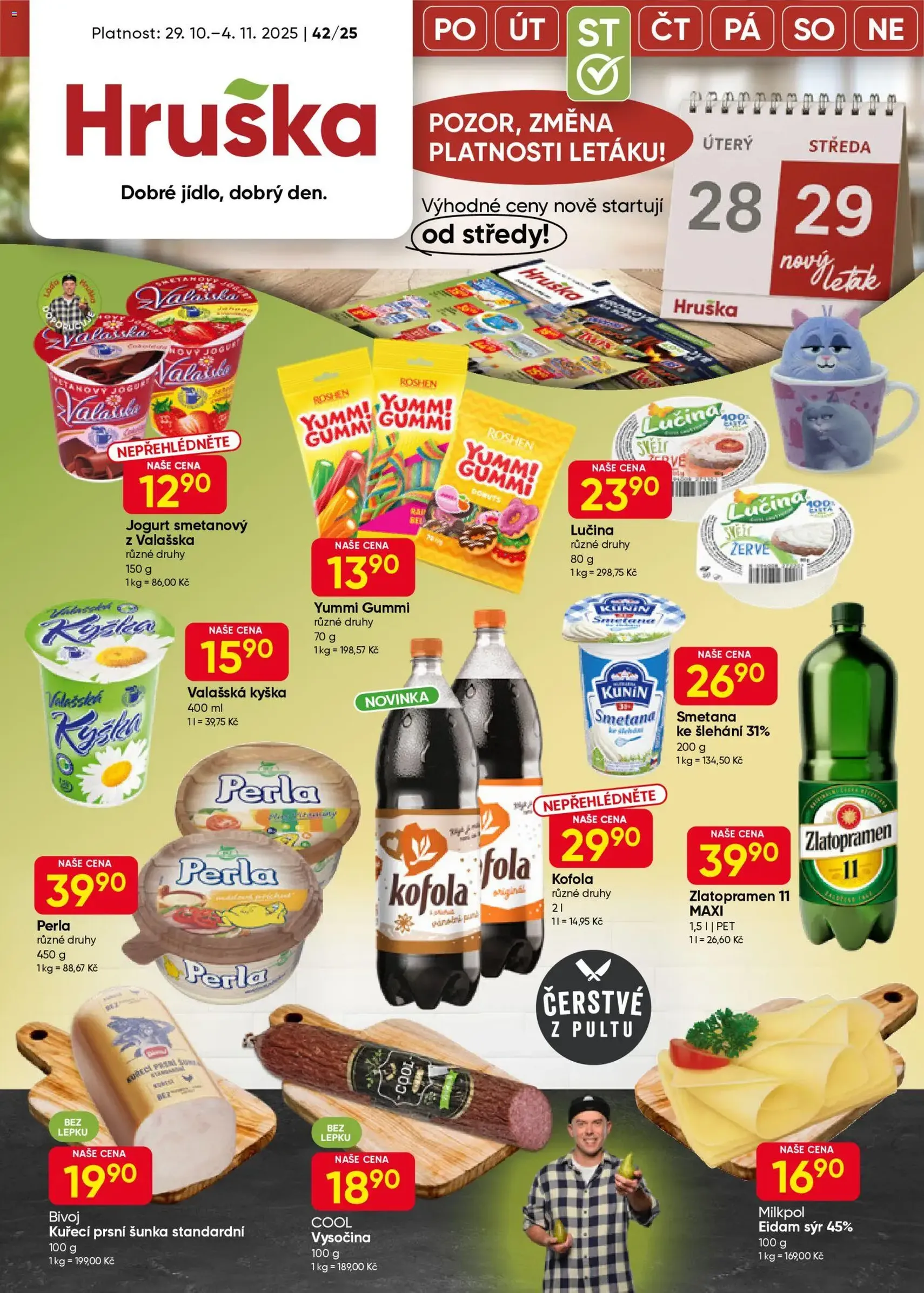 Hruška leták - platný leták od 29.10.2025 strana 1 z 8